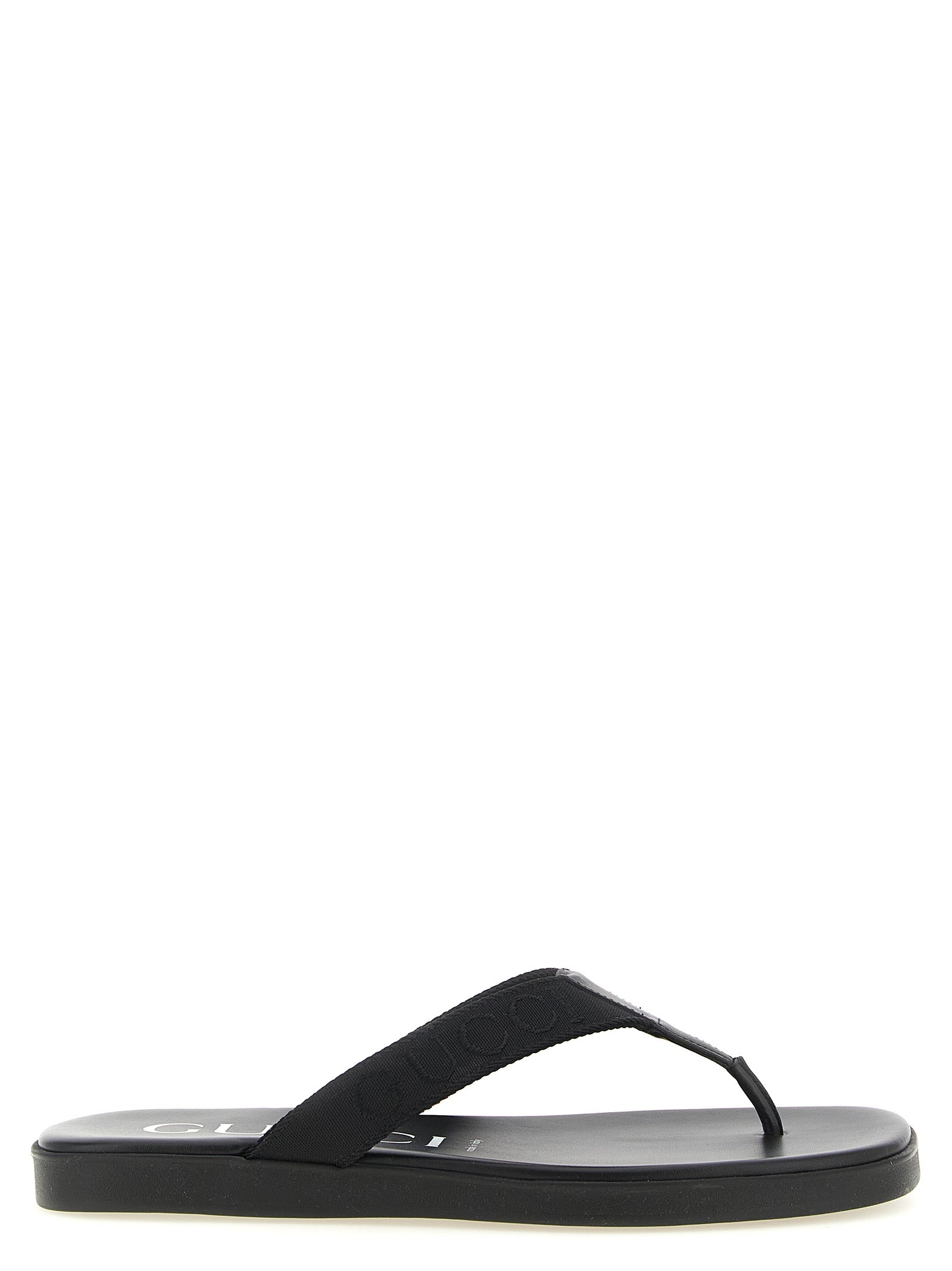 Gucci Jacquard Thong Sandals
