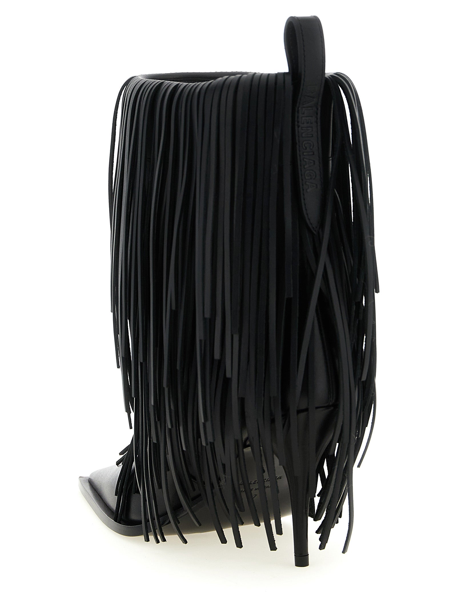 Balenciaga 'Avenue Fringe' Ankle Boots
