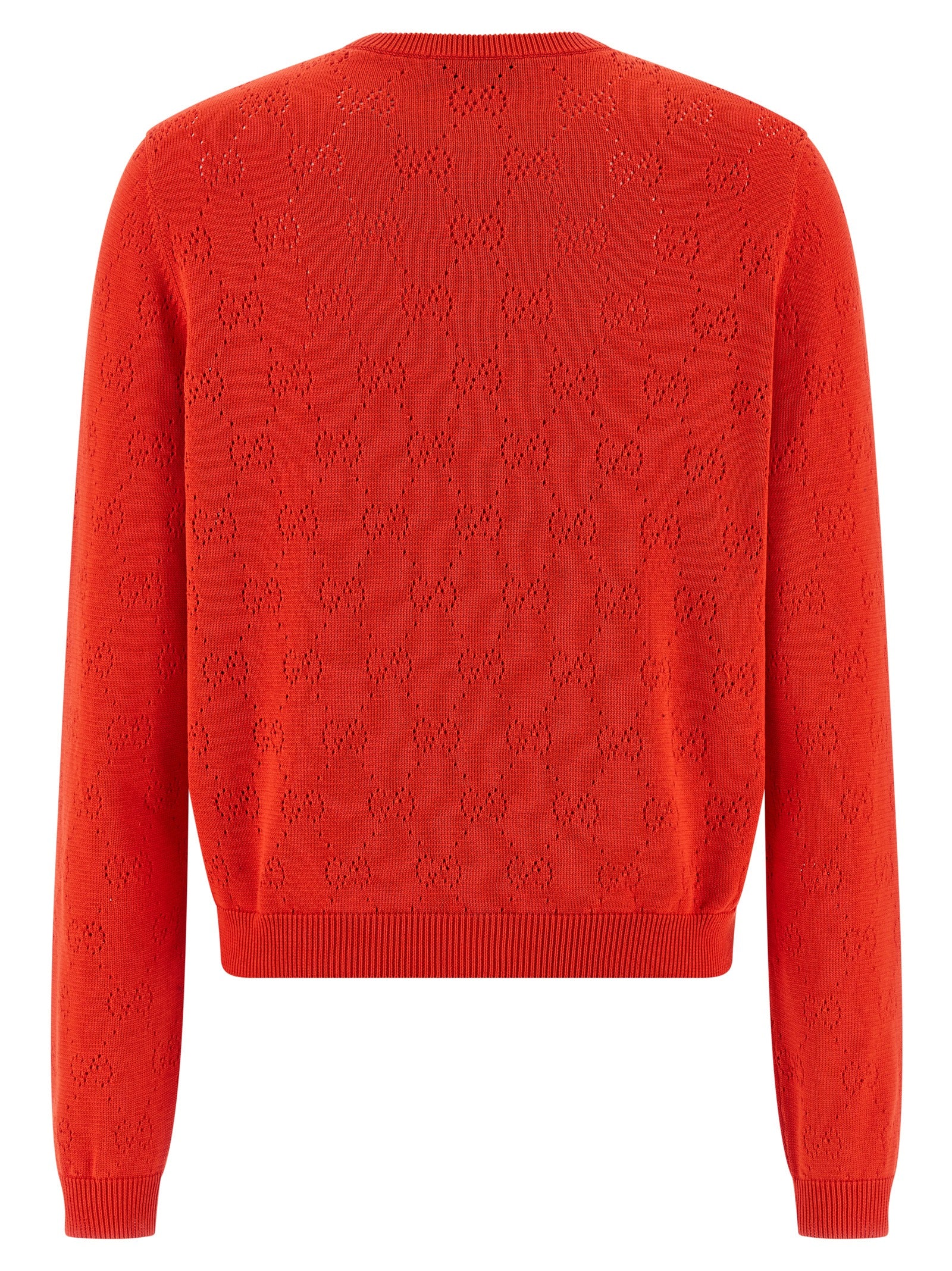 Gucci Openwork Gg Cardigan
