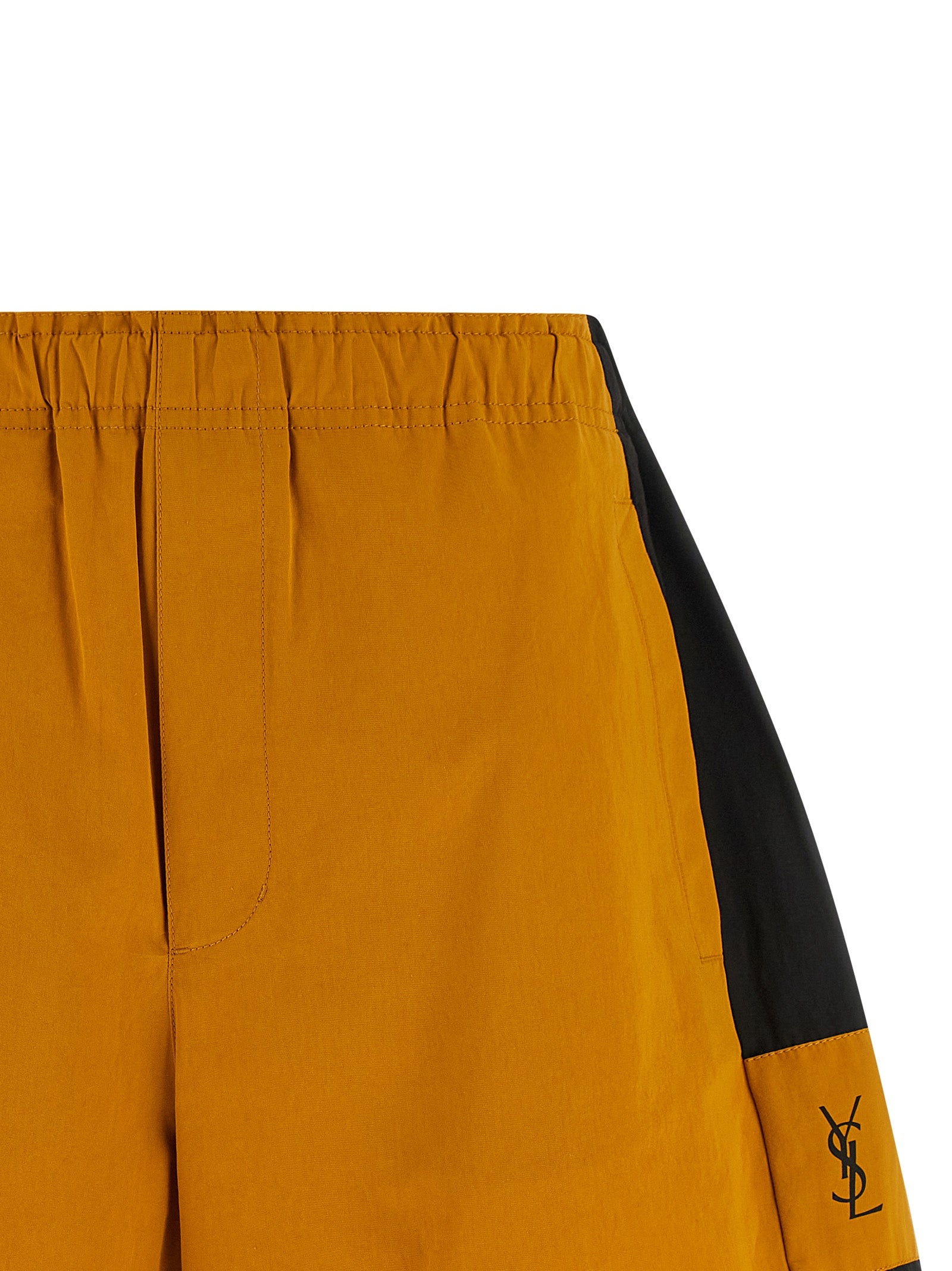 Saint Laurent 'Cassandre' Color-Block Bermuda Shorts