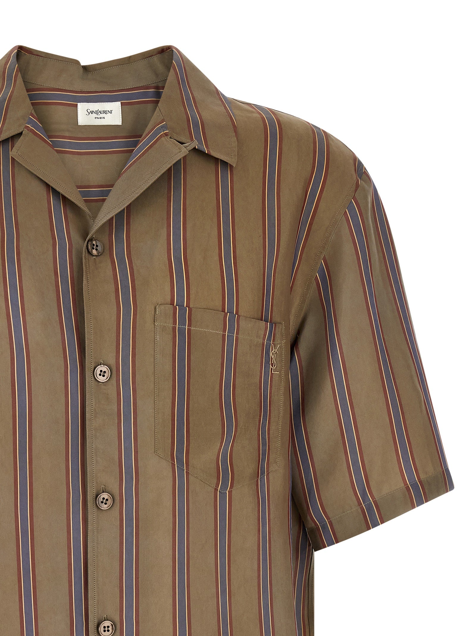 Saint Laurent 'Cassandre' Striped Shirt