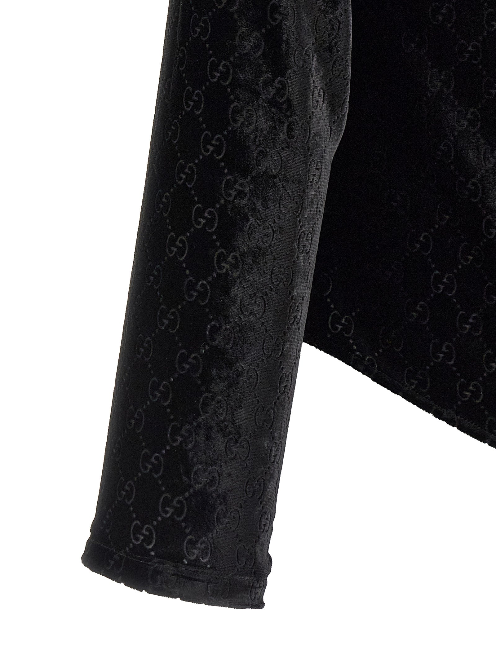 Gucci 'Gg' Velvet Shirt