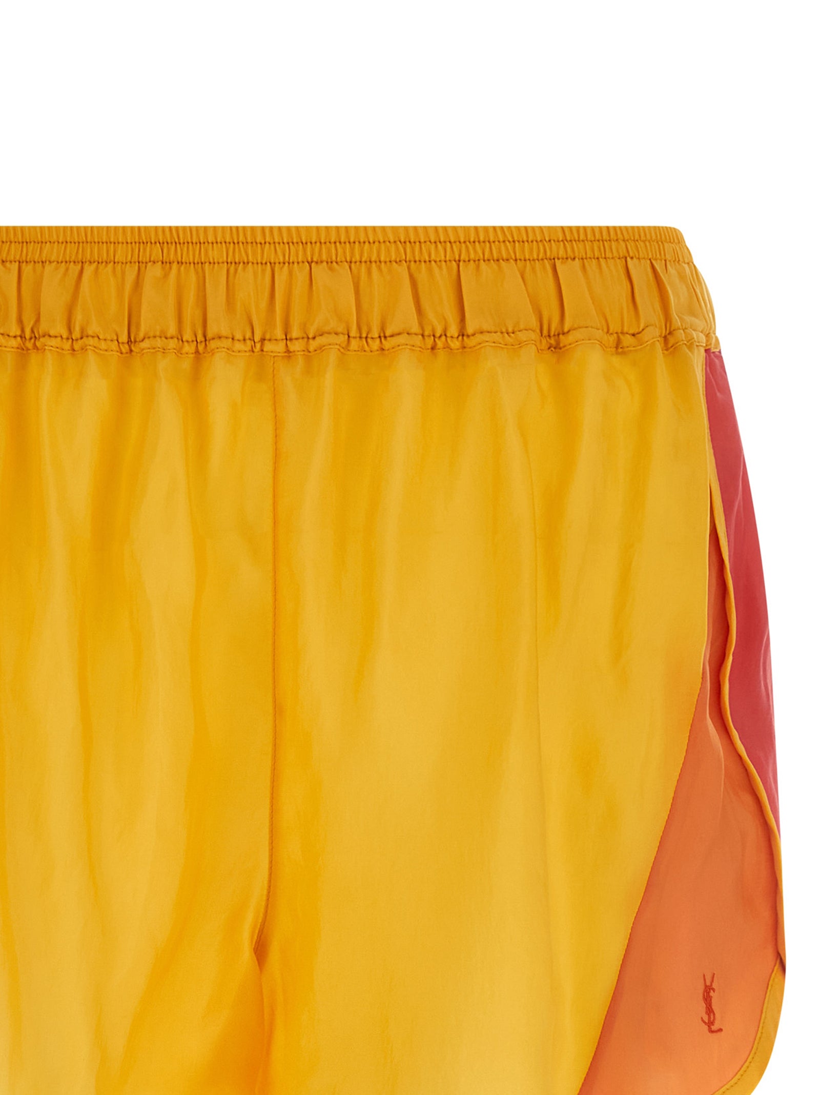 Saint Laurent Color-Block Shorts