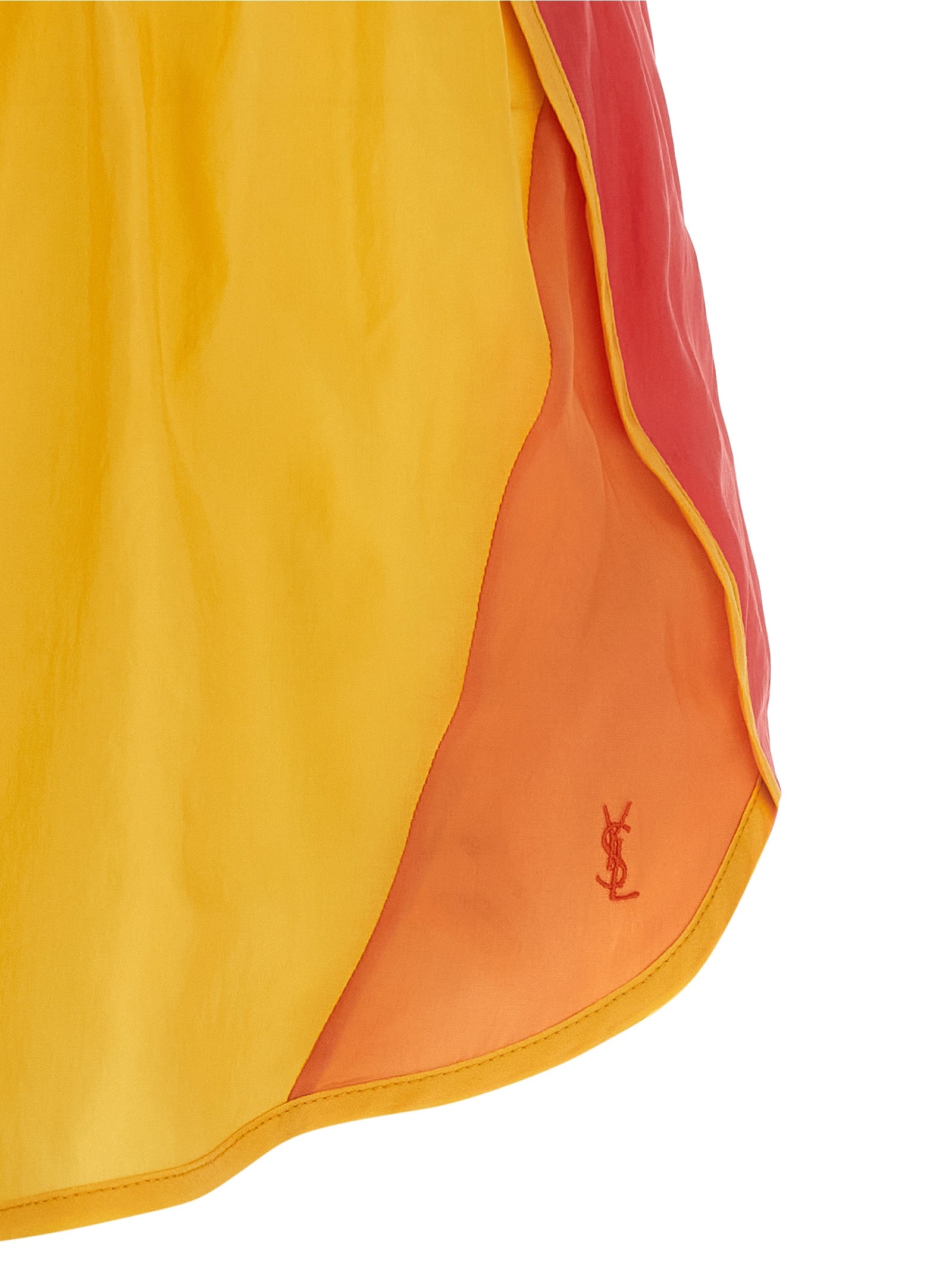 Saint Laurent Color-Block Shorts