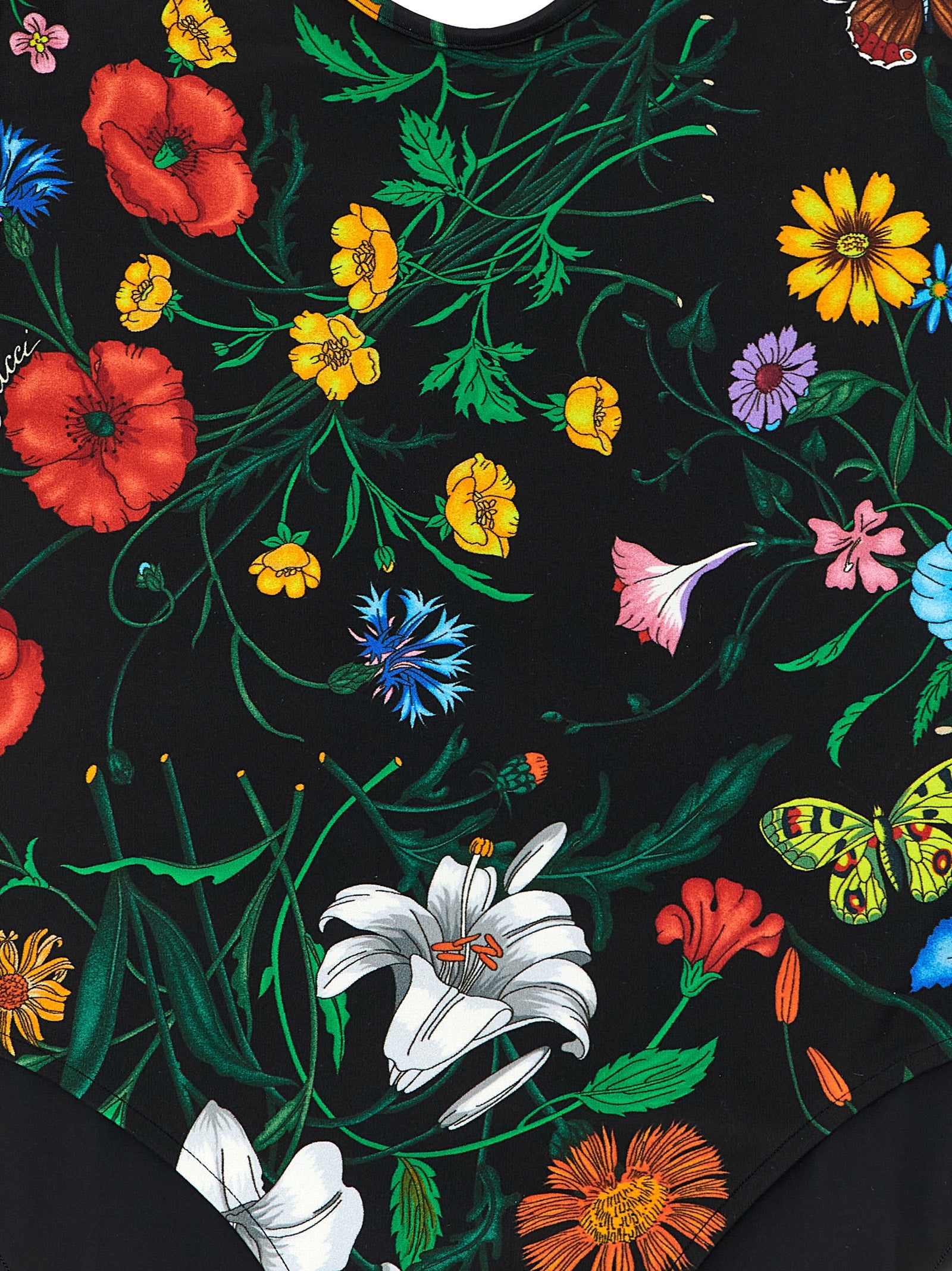 Gucci 'Gucci Flora' One-Piece Swimsuit
