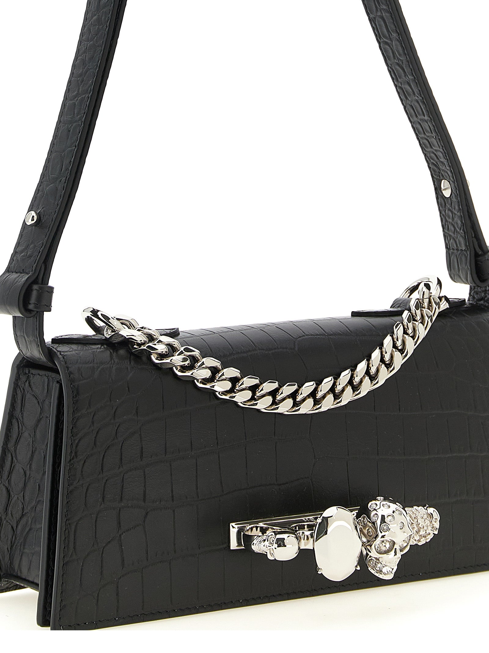 Mcqueen 'Jewelled' Mini Shoulder Bag
