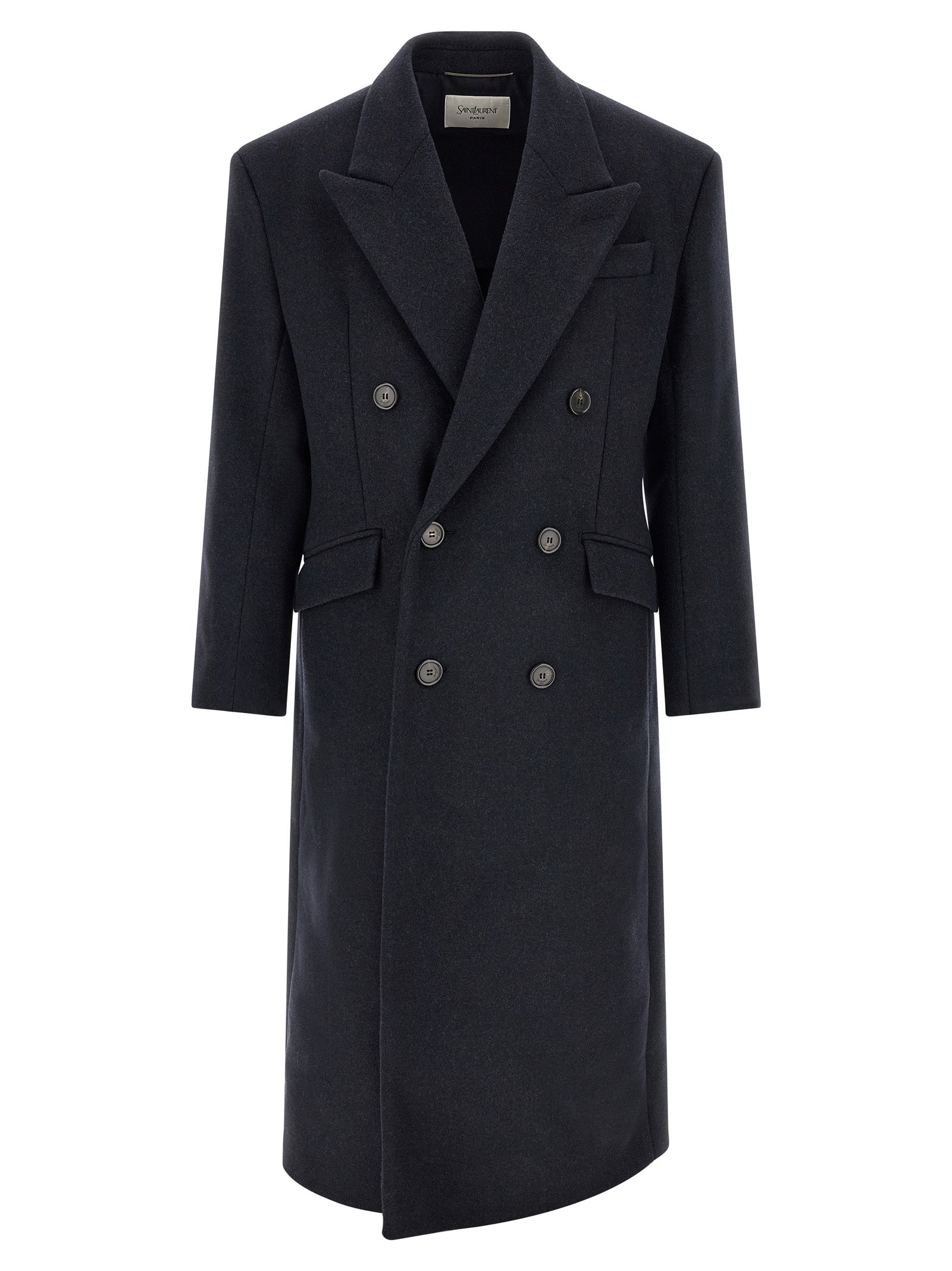 Saint Laurent Double-Breasted Coat