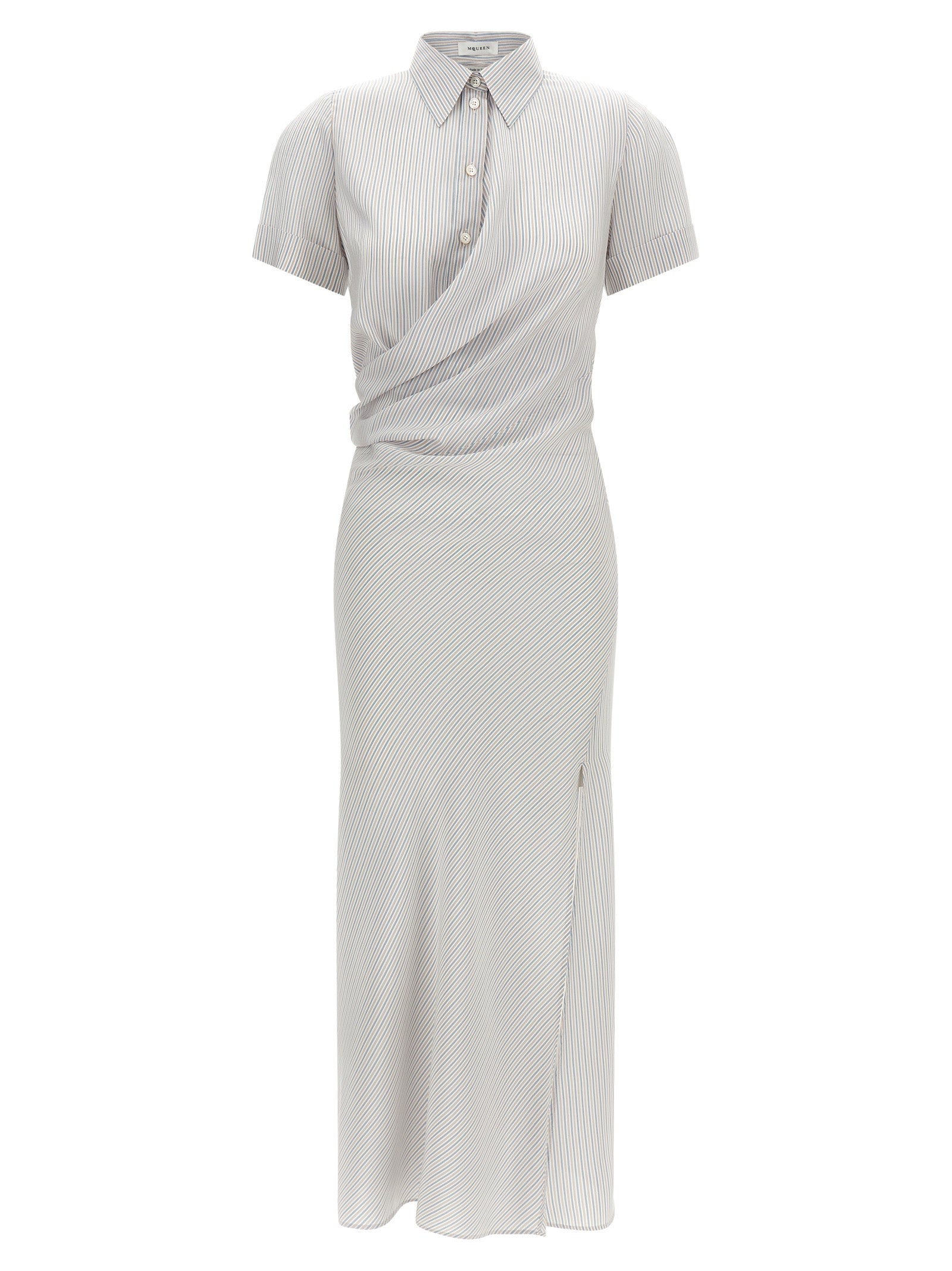 Mcqueen Chemisier Corset Dress