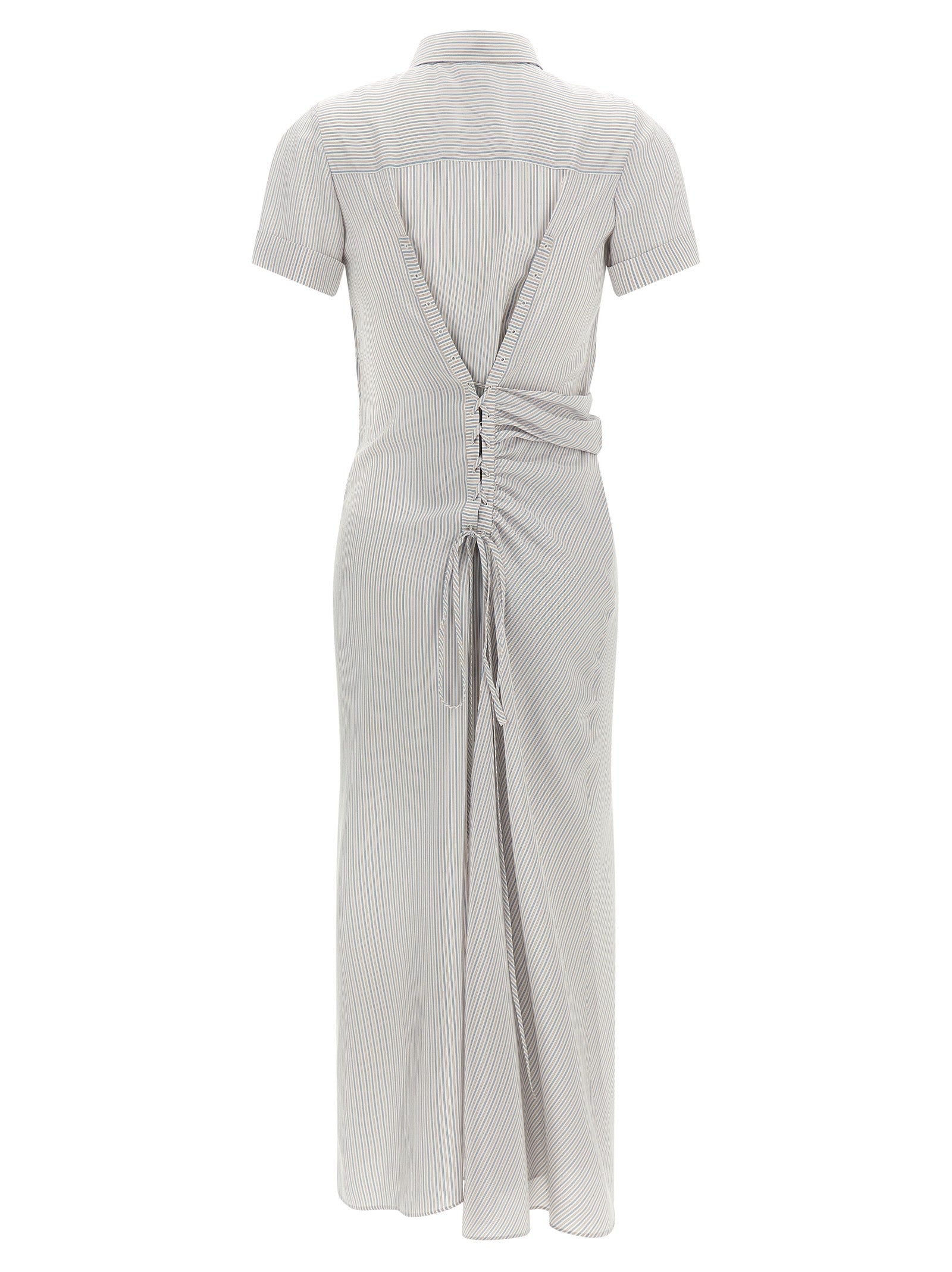 Mcqueen Chemisier Corset Dress