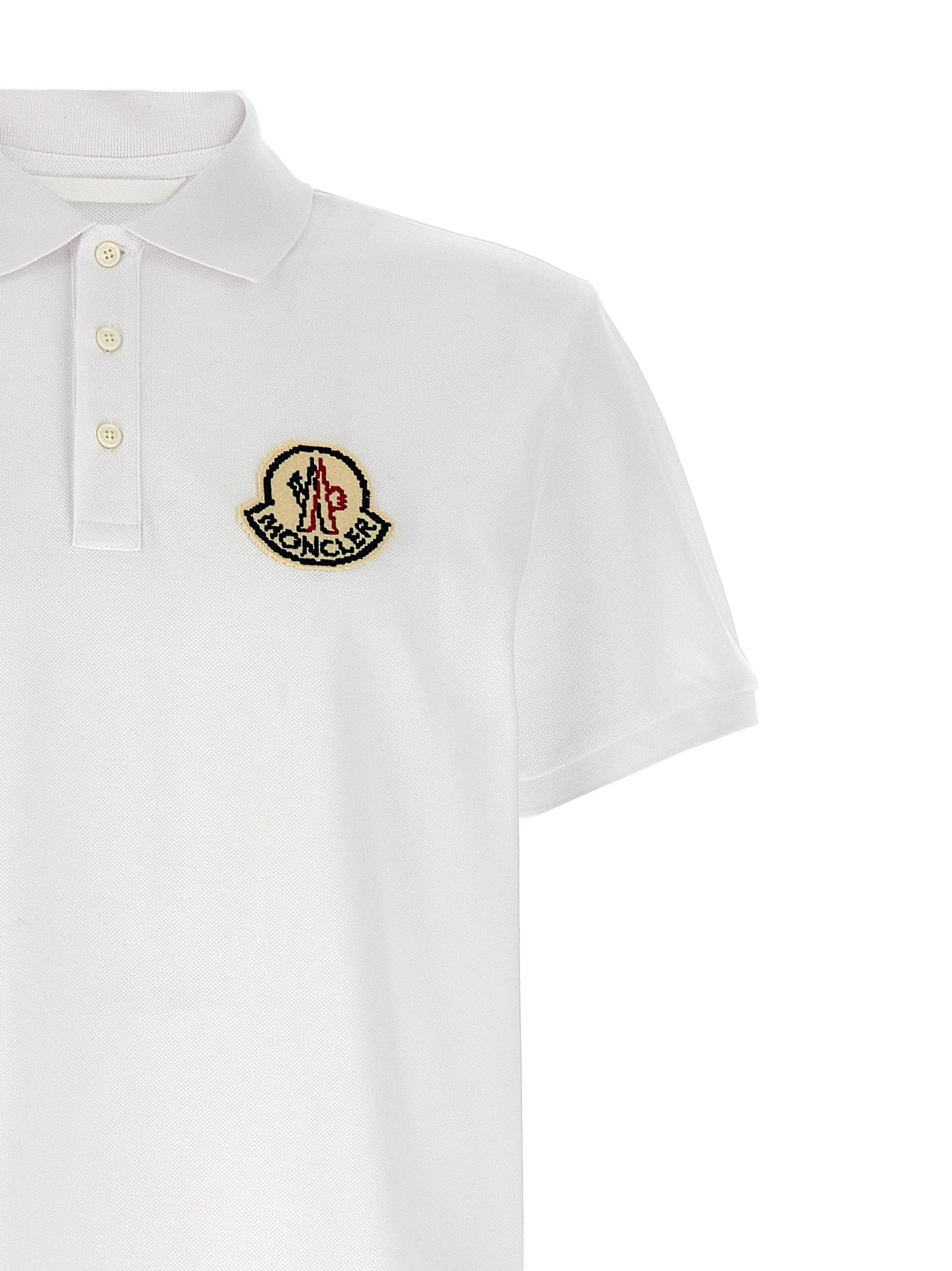 Moncler Logo Patch Polo Shirt