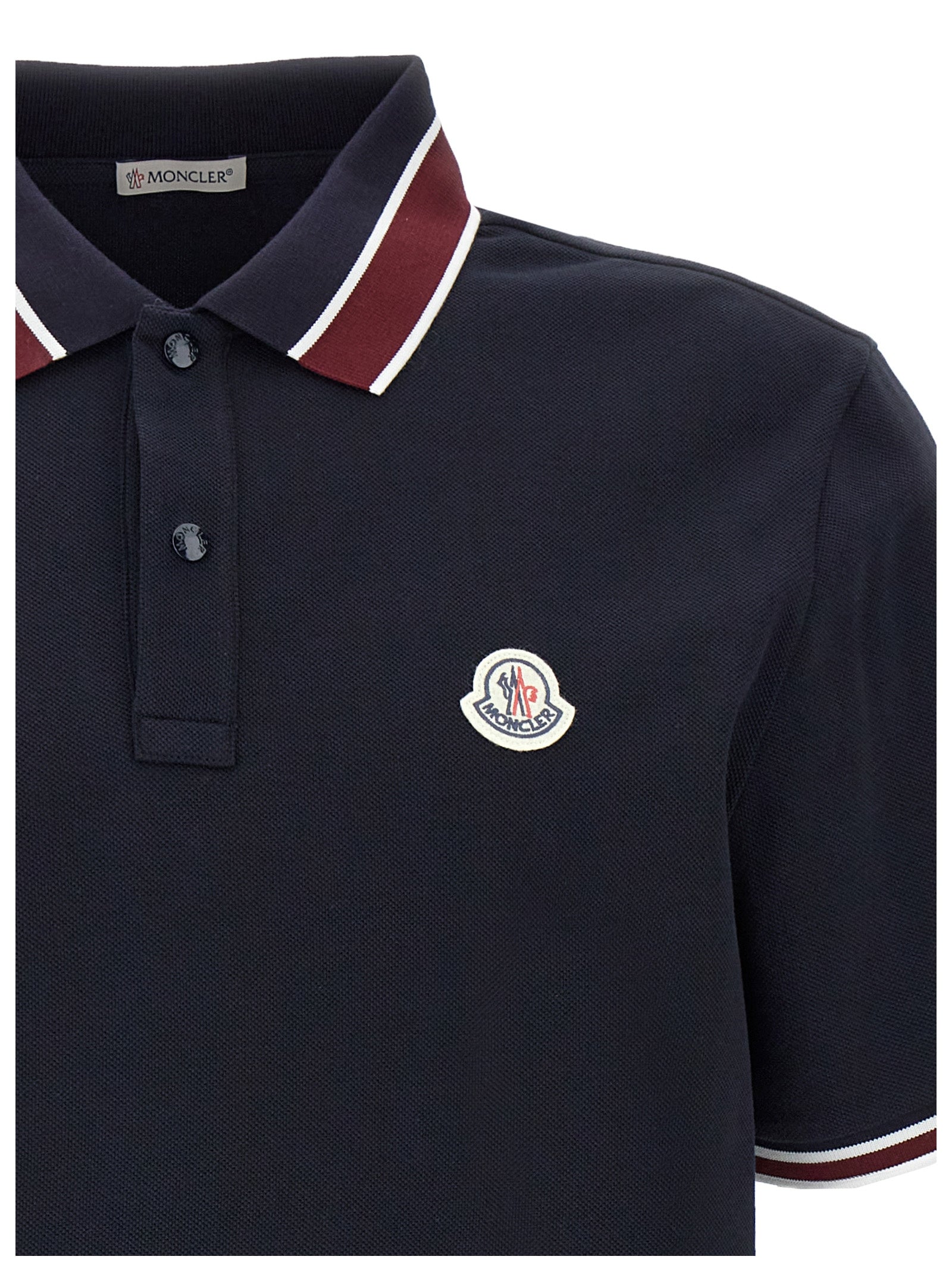 Moncler Logo Patch Polo Shirt