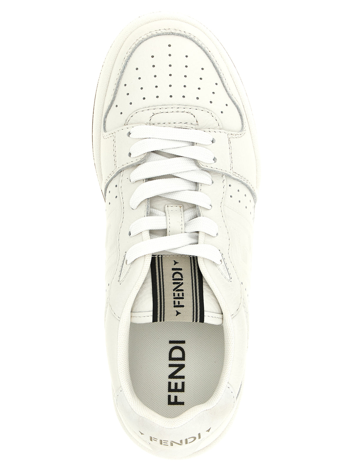 Fendi White 'Fendi Match' Sneakers