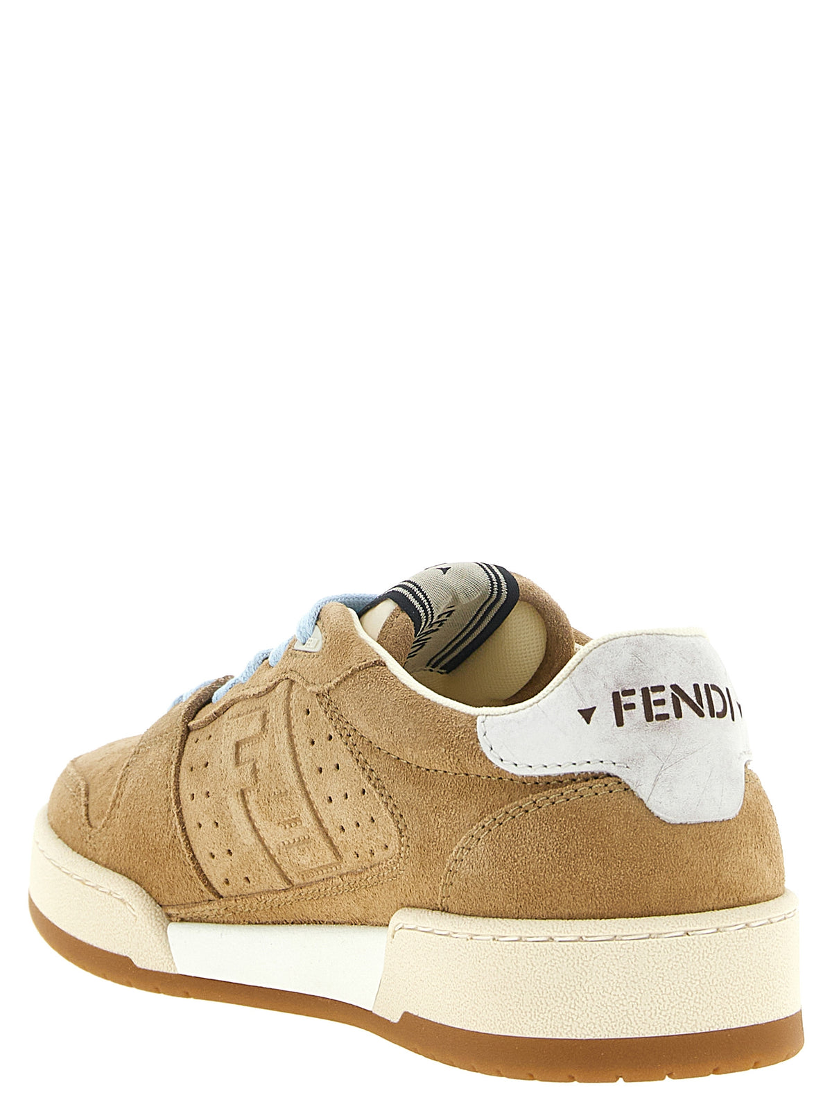 Fendi Beige 'Fendi Match' Sneakers