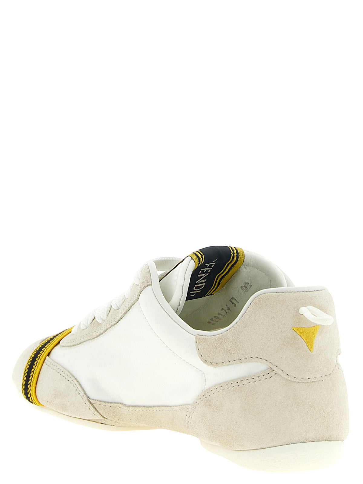 Fendi White 'Fendi Wrap' Sneakers