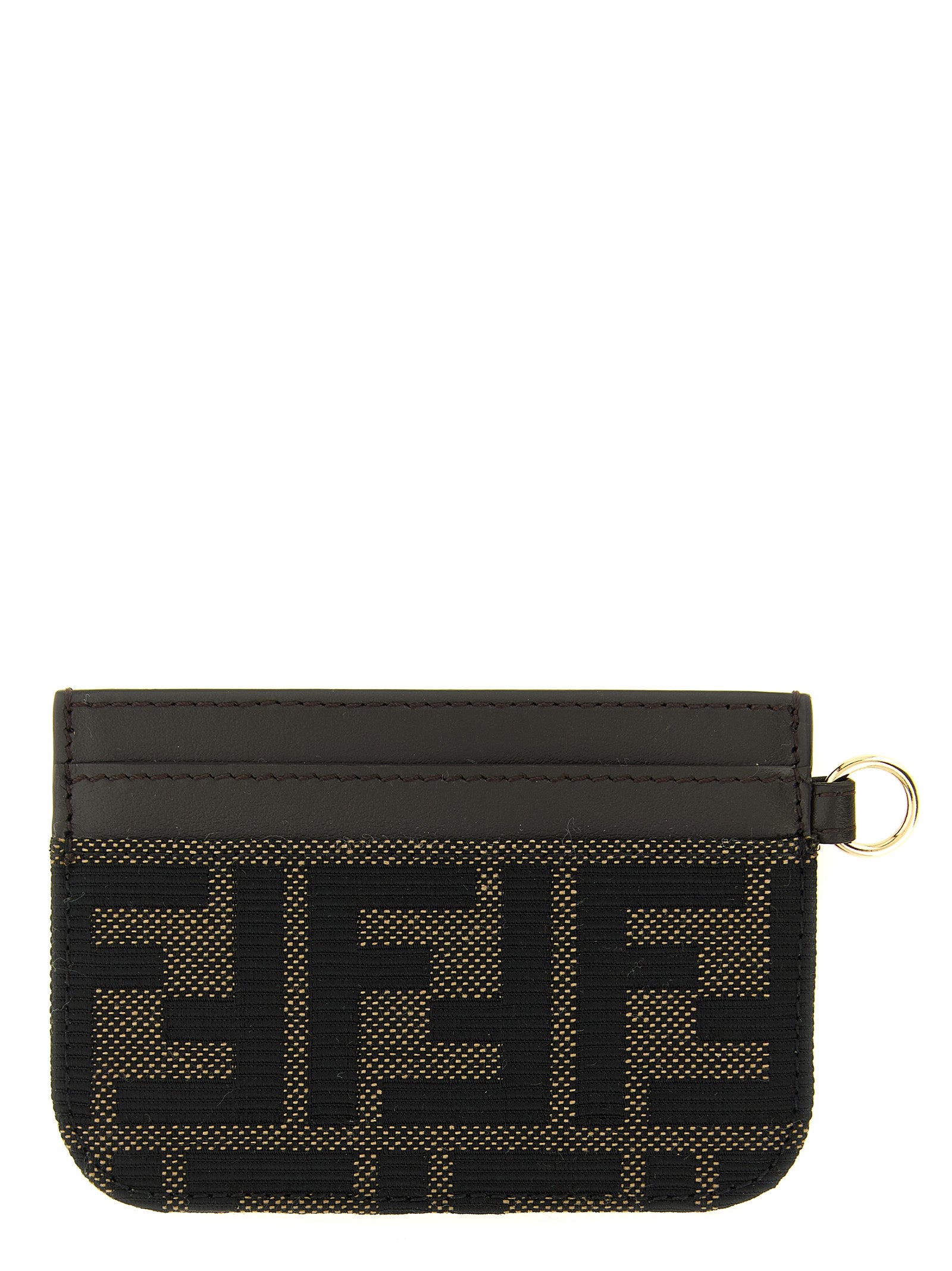 Fendi Ff Jacquard Cardholder