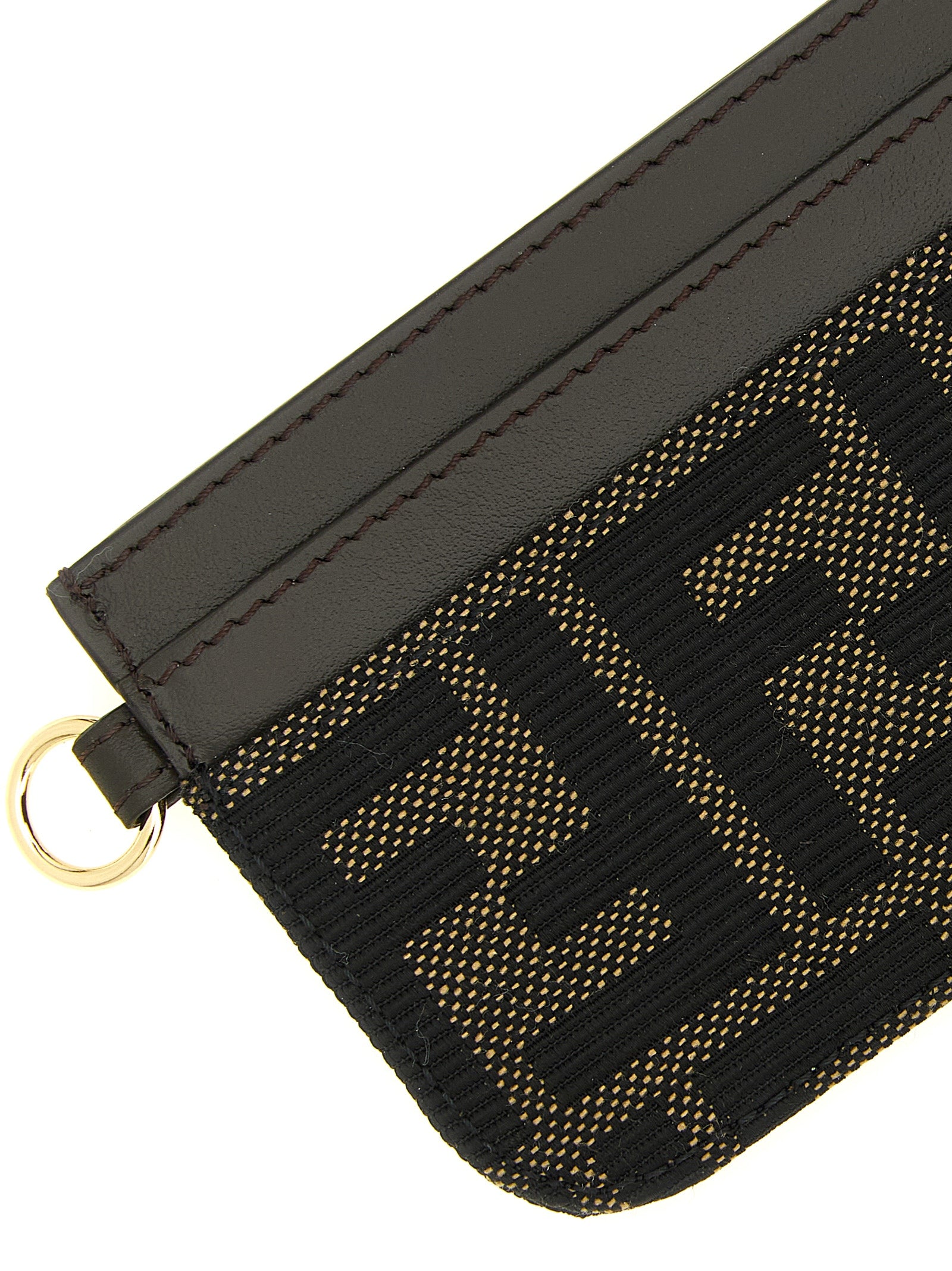 Fendi Ff Jacquard Cardholder