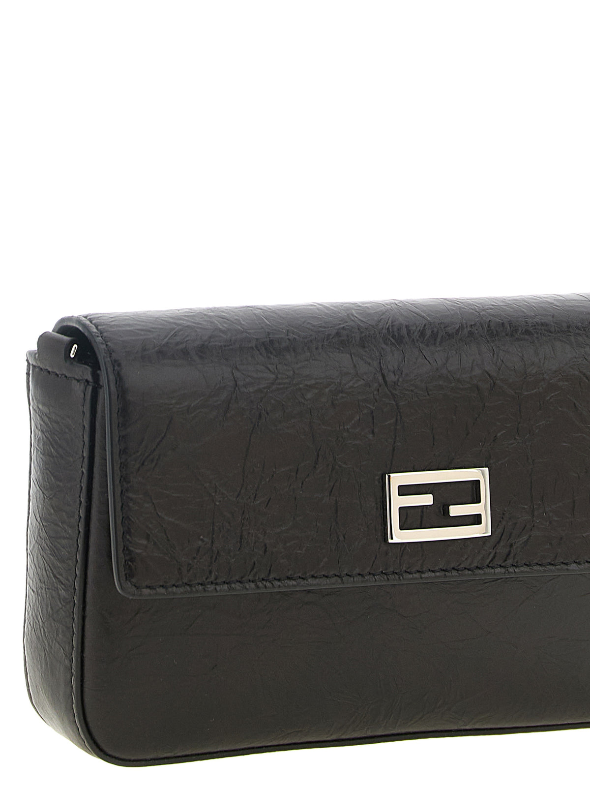 Fendi Black 'Tube' Wallet On Chain