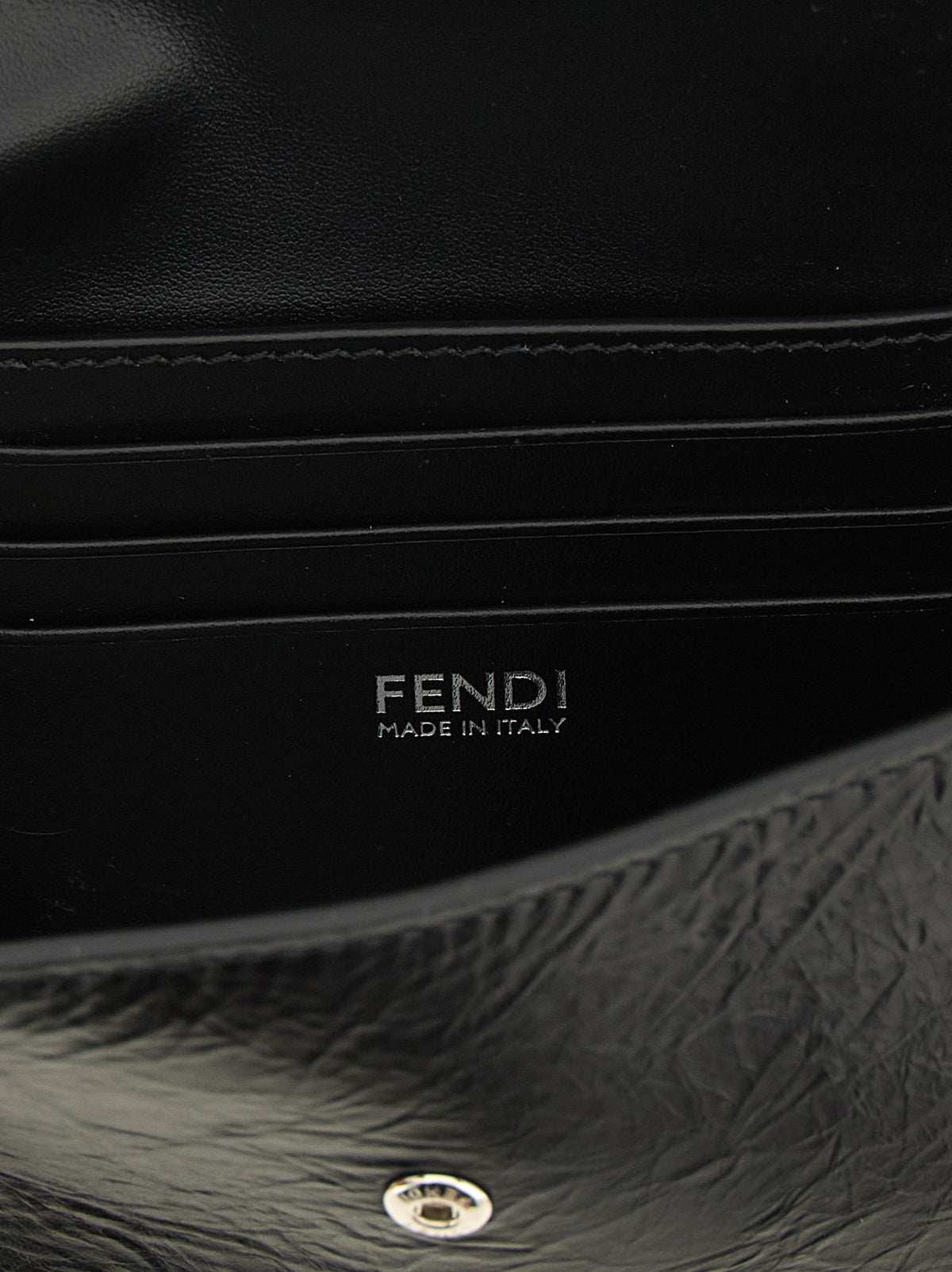 Fendi Black 'Tube' Wallet On Chain