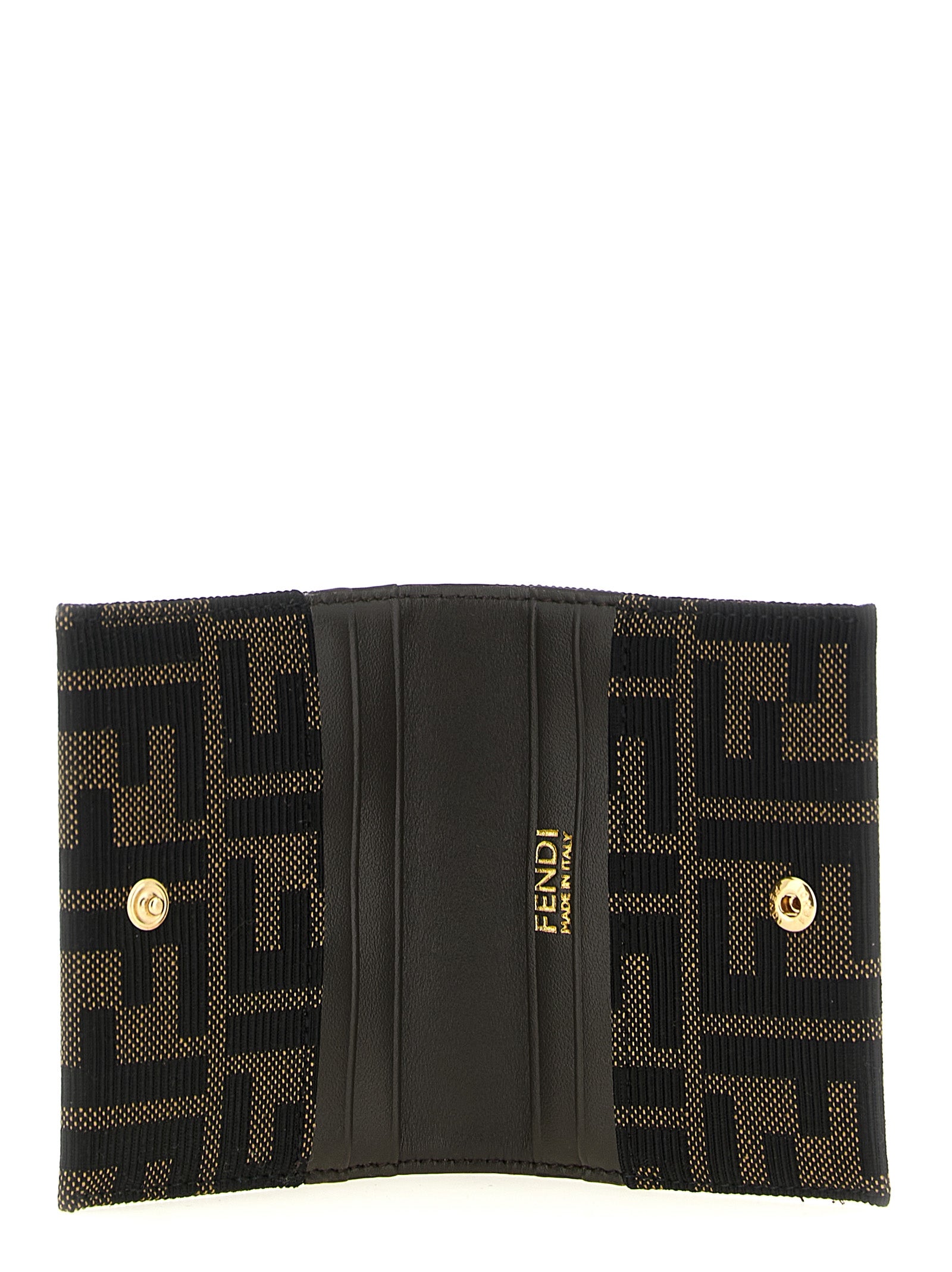 Fendi Ff Jacquard Cardholder