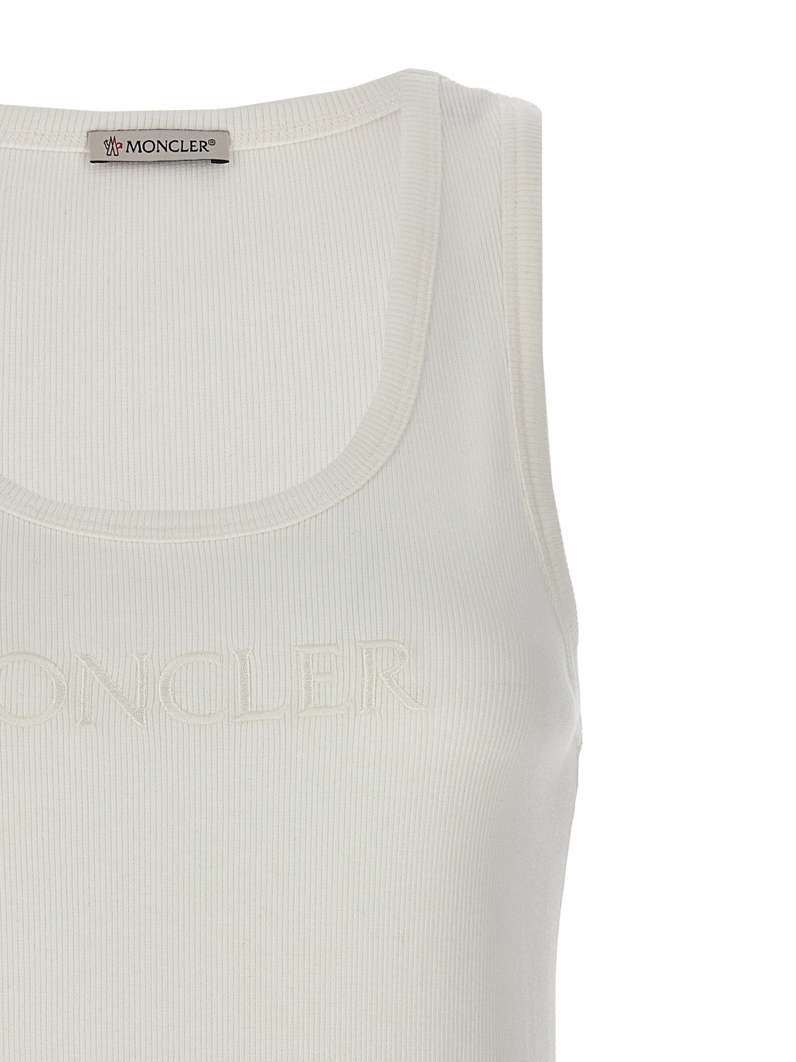 Moncler Logo Embroidery Tank Top