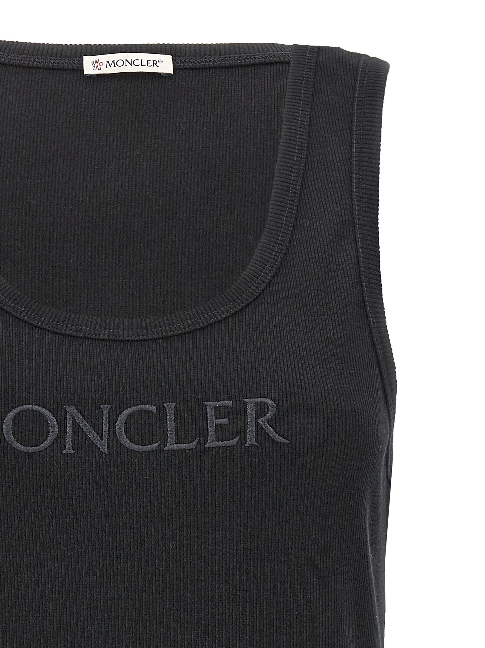 Moncler Logo Embroidery Tank Top