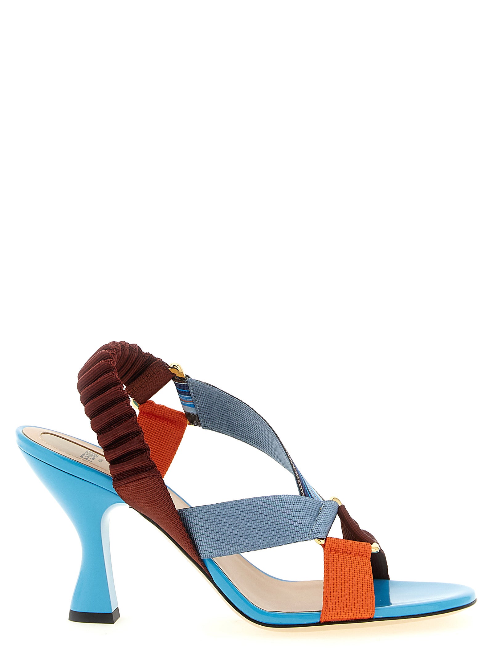 Fendi 'Colibrì' Sandals With Woven Ribbons
