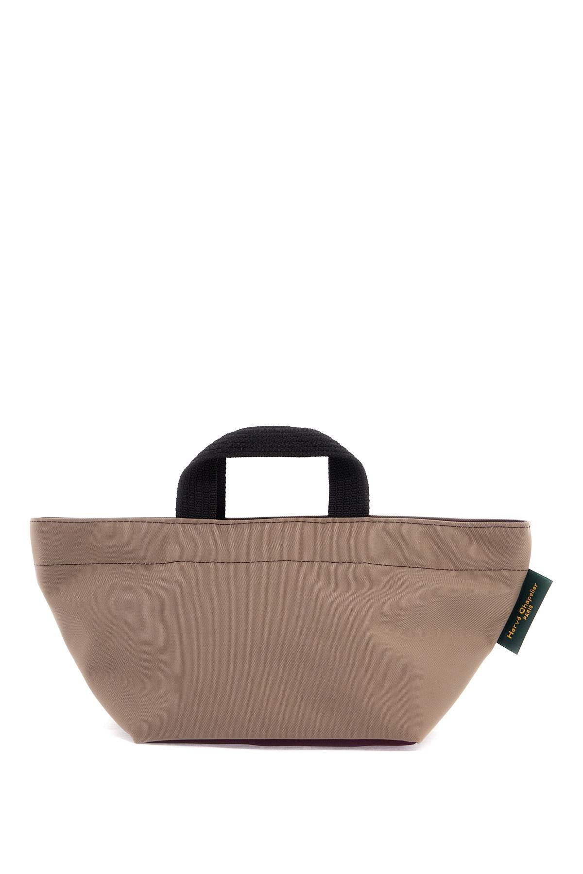 Herve Chapelier Small Two Tone Tote Bag