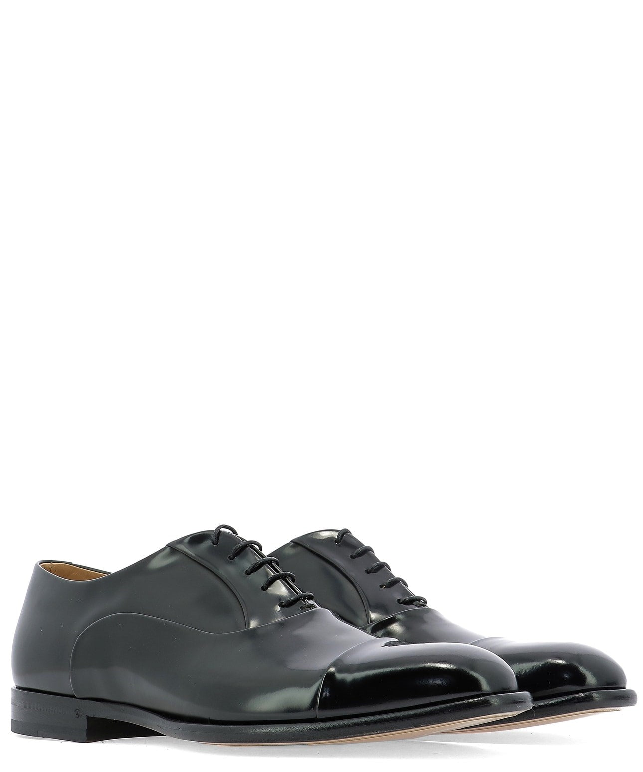 Fabi City Patent Leather Lace Up Shoe