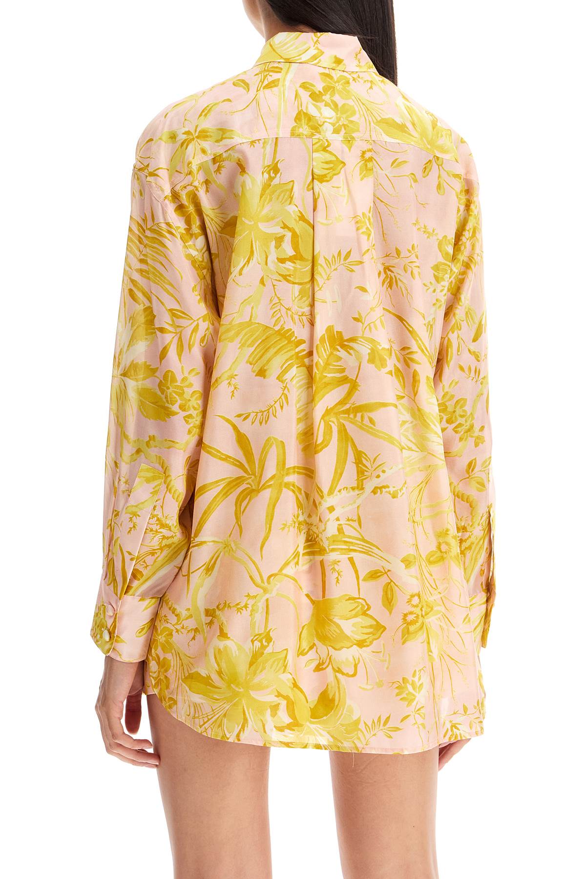 Zimmermann Silk Floral Print Shirt