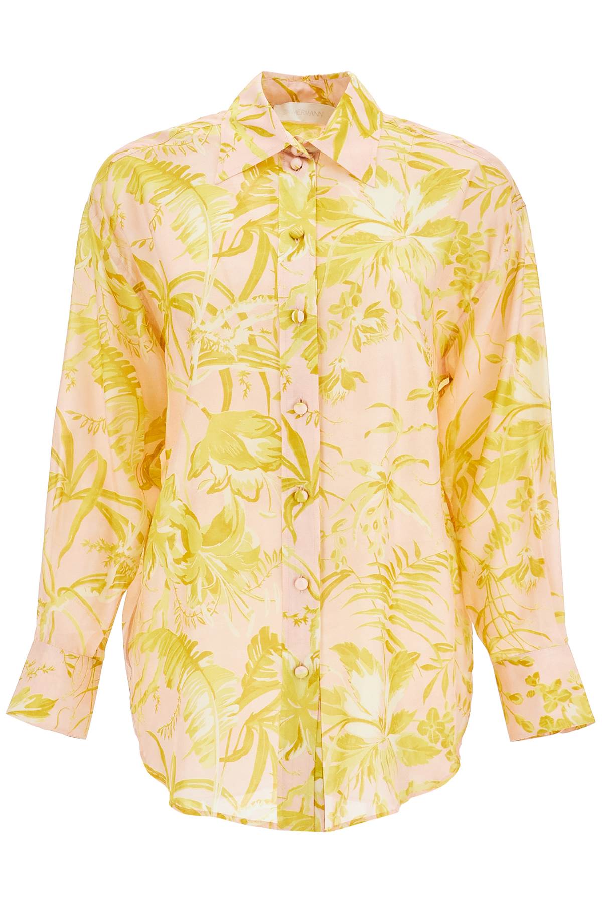 Zimmermann Silk Floral Print Shirt