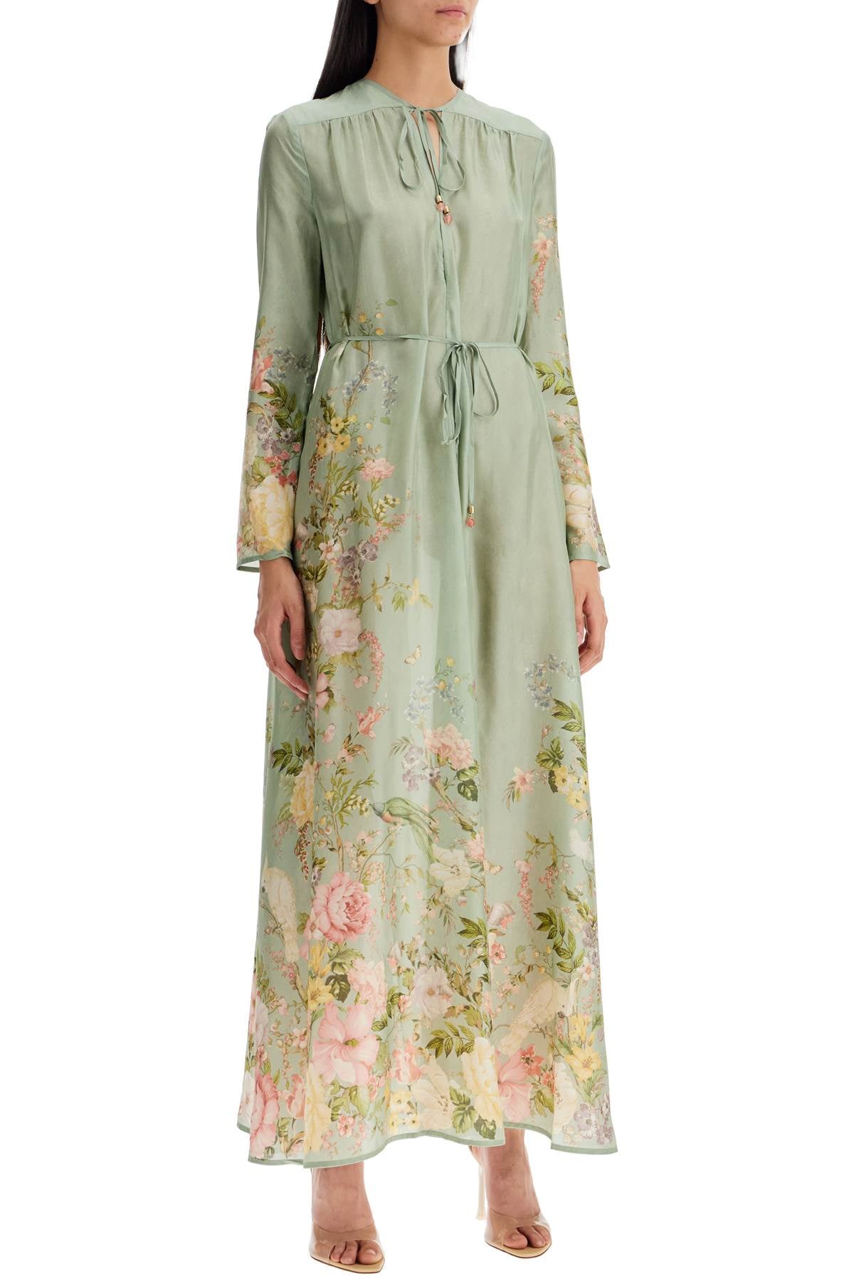 Zimmermann Long Waverly Charmeuse