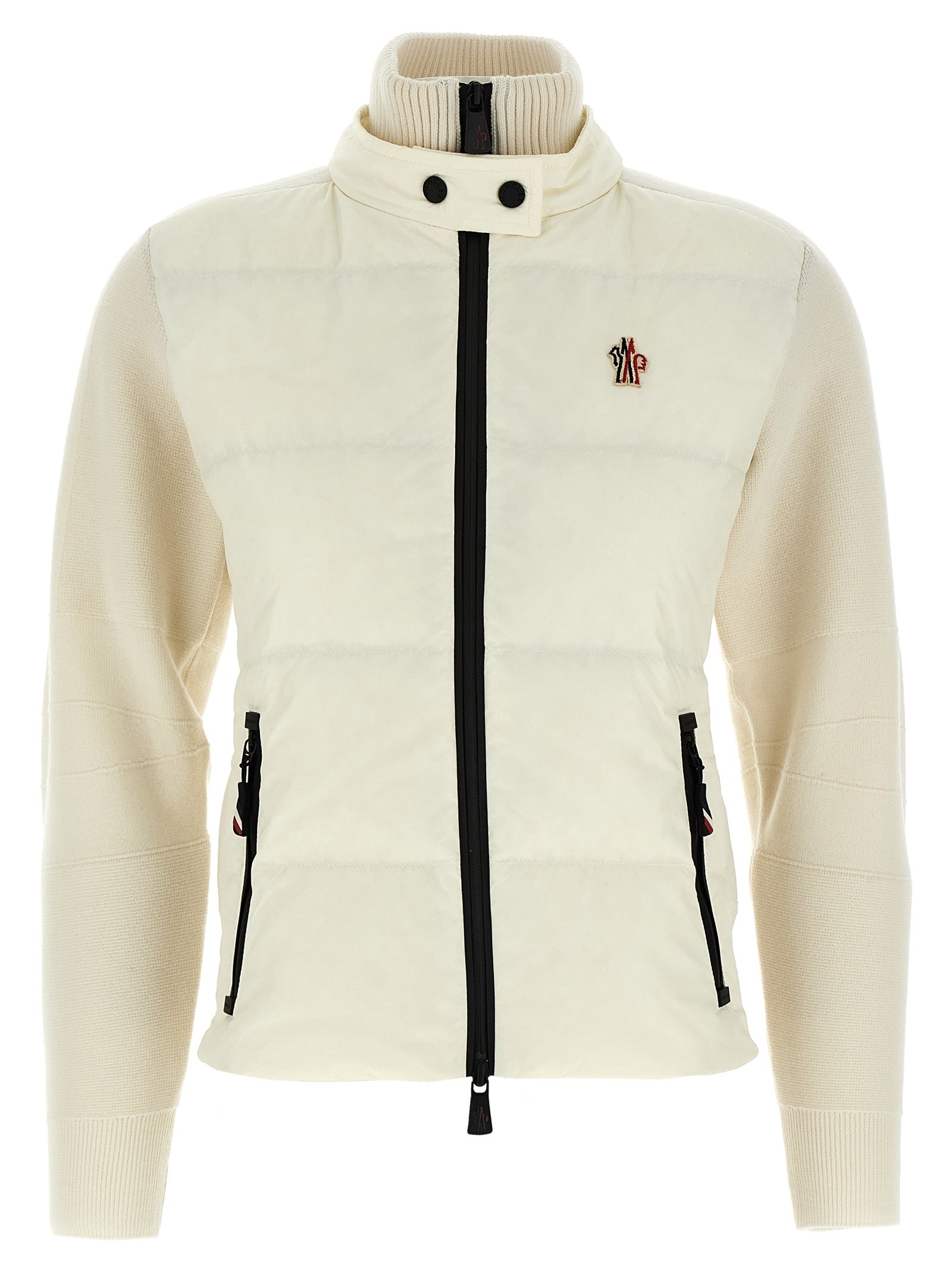 Moncler Grenoble Two-Material Cardigan