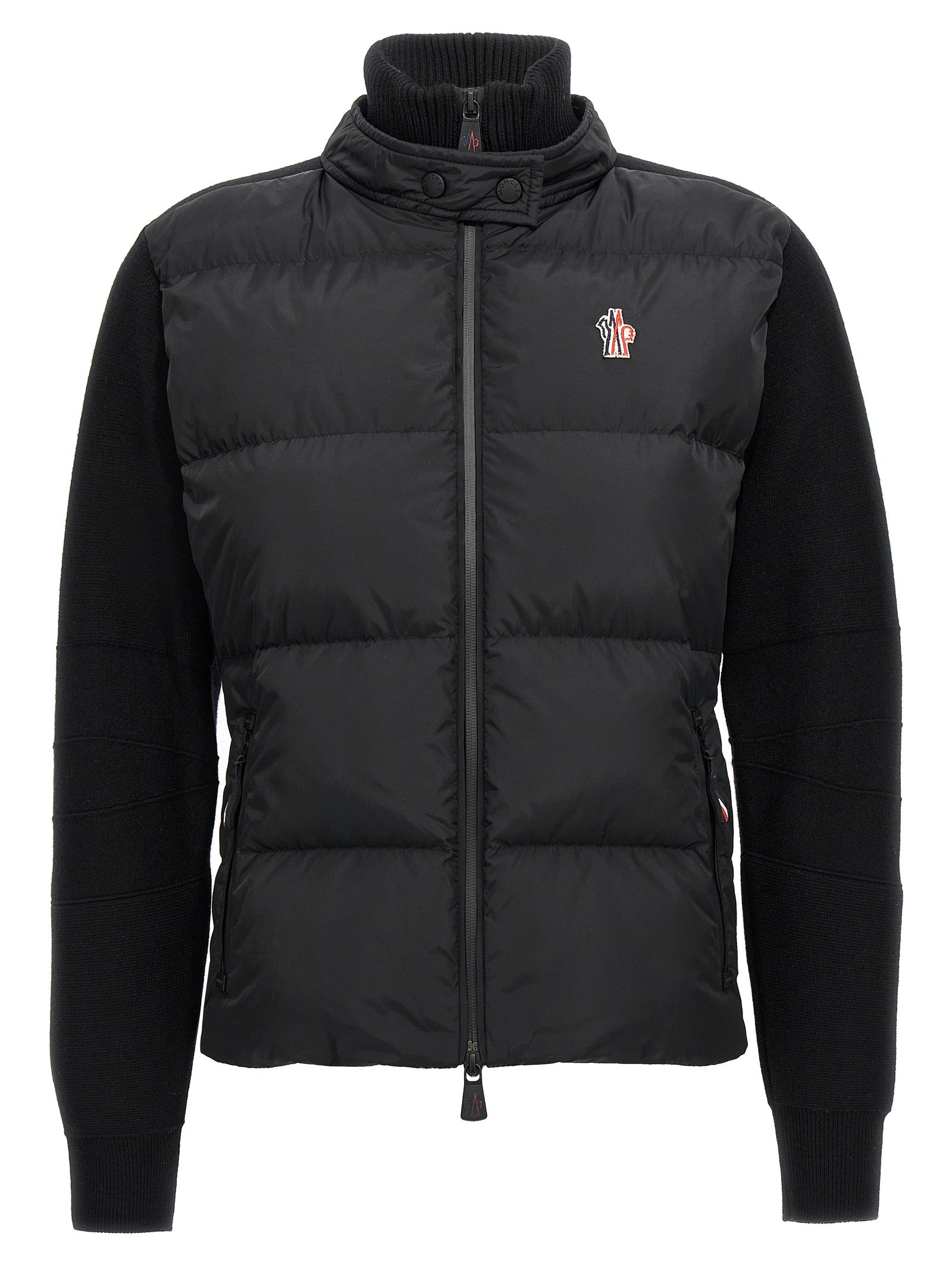 Moncler Grenoble Two-Material Cardigan