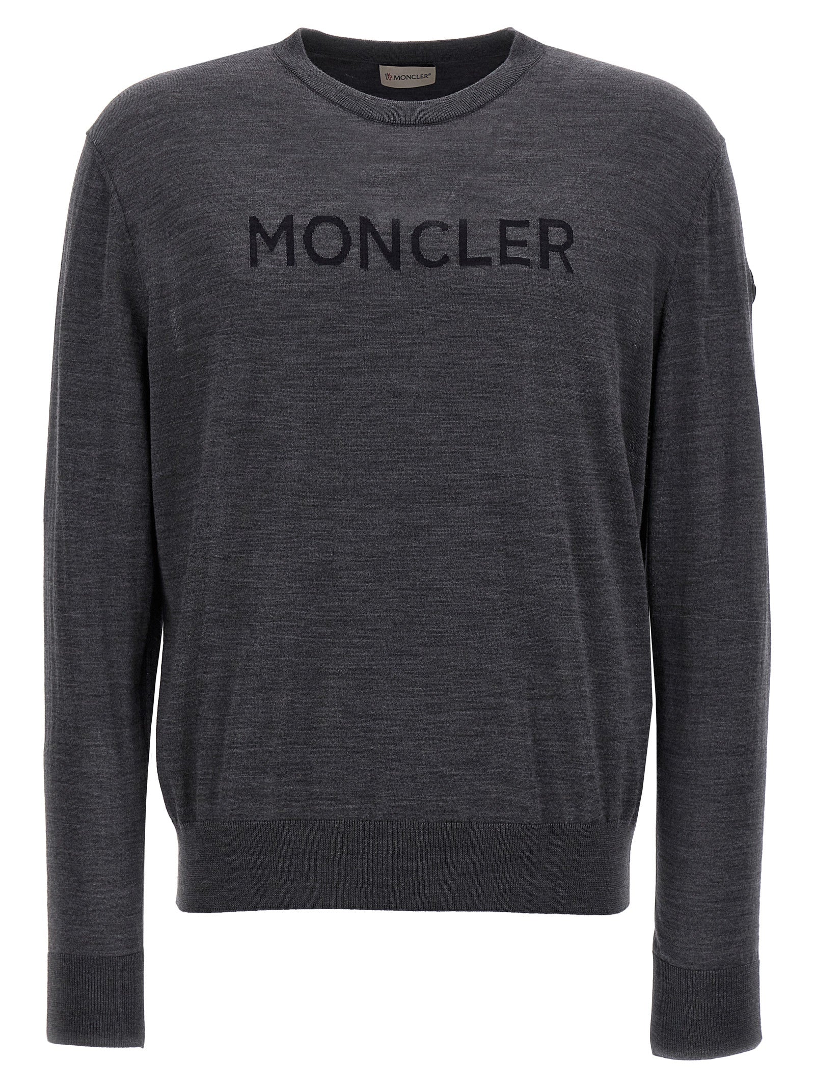 Moncler Logo Intarsia Sweater