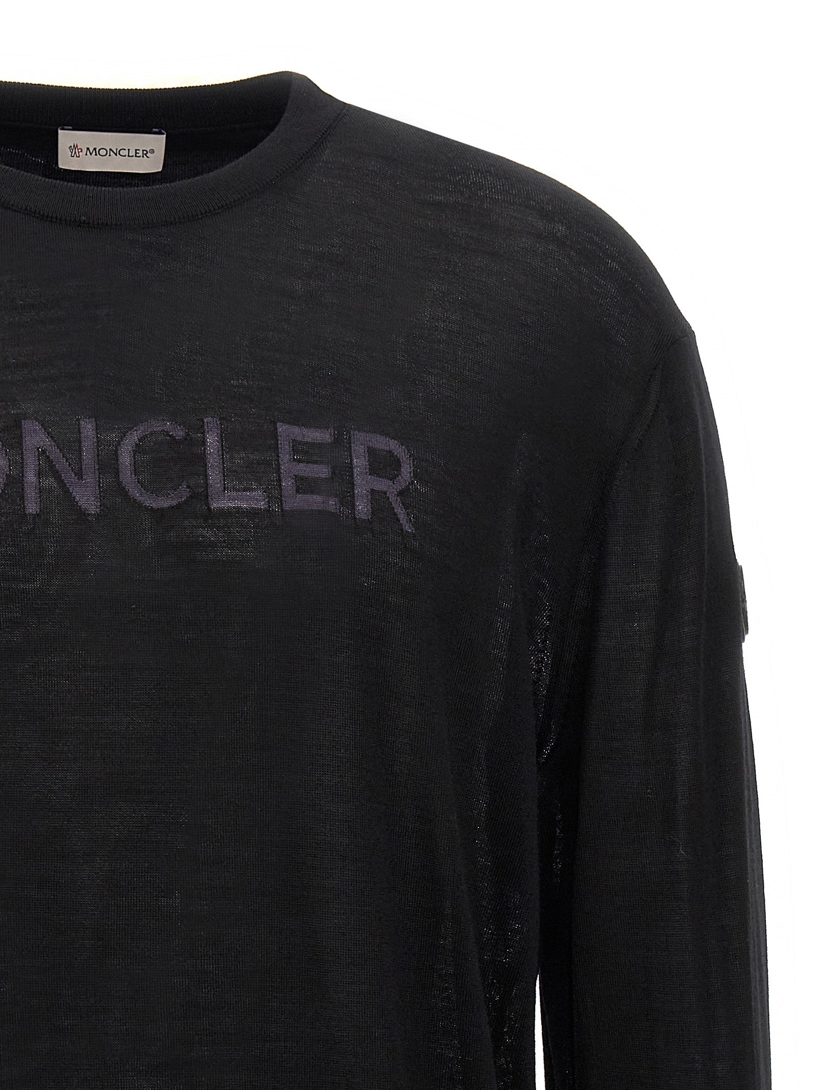 Moncler Logo Intarsia Sweater