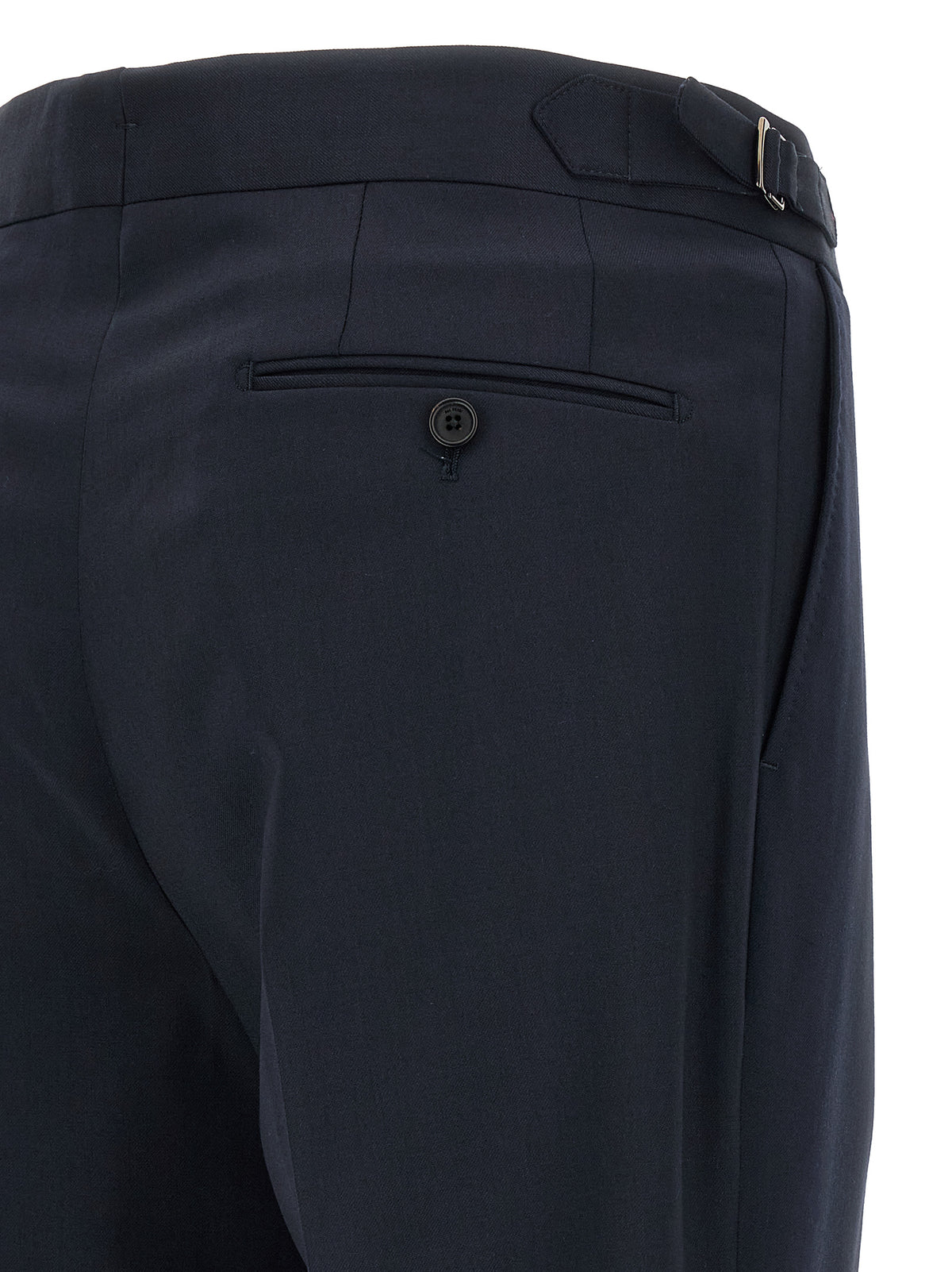 Pal Zileri Blue Tailored Trousers