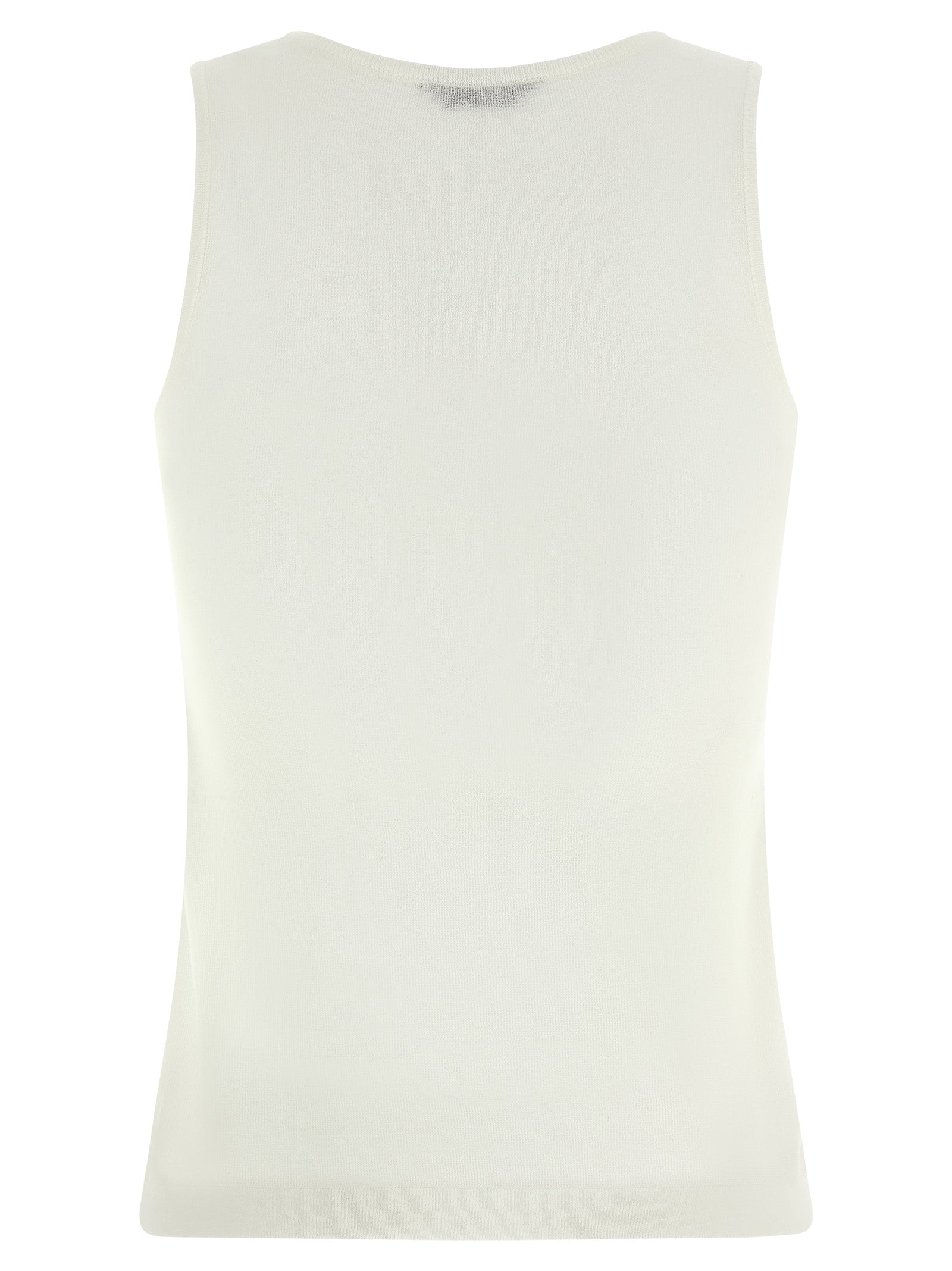 Balenciaga Logo Embroidery Tank Top
