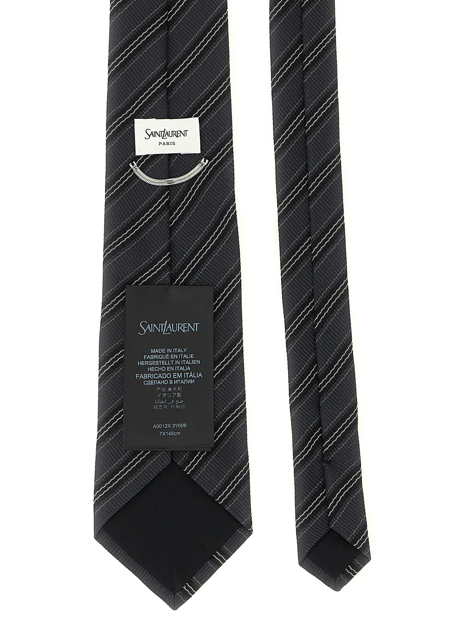Saint Laurent Striped Tie