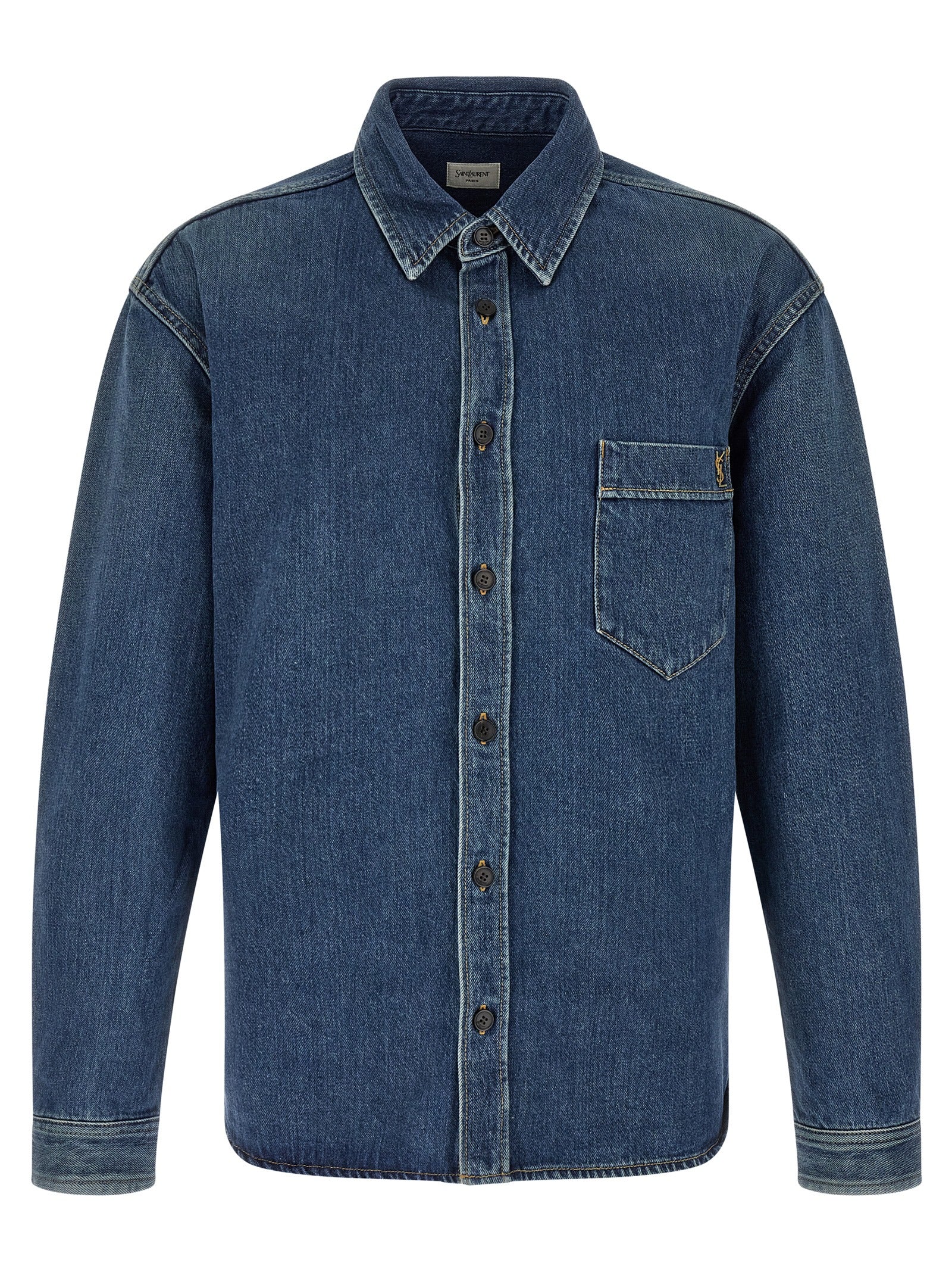 Saint Laurent 'Cassandre' Denim Shirt