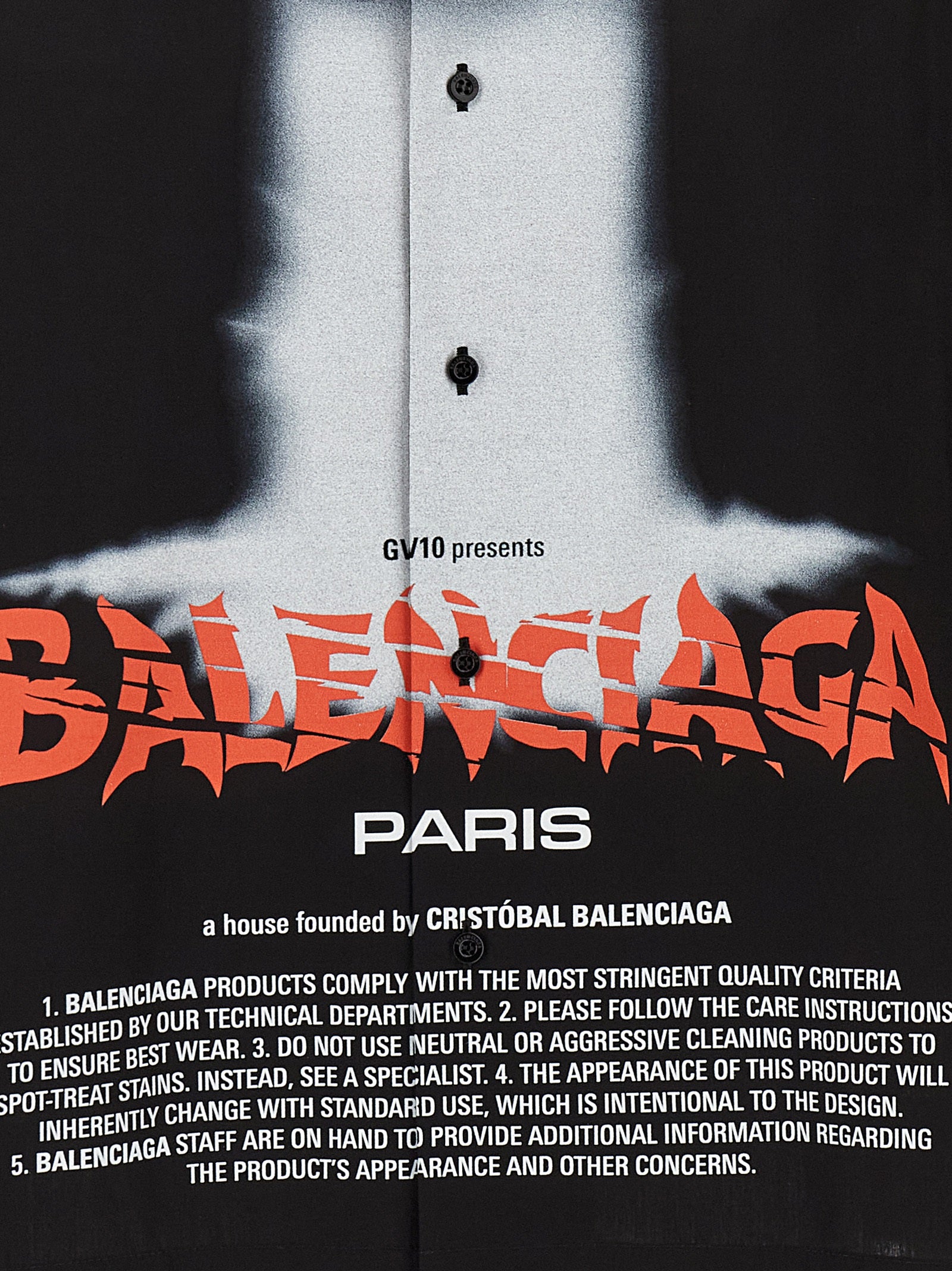 Balenciaga 'The Door' Bowling Shirt