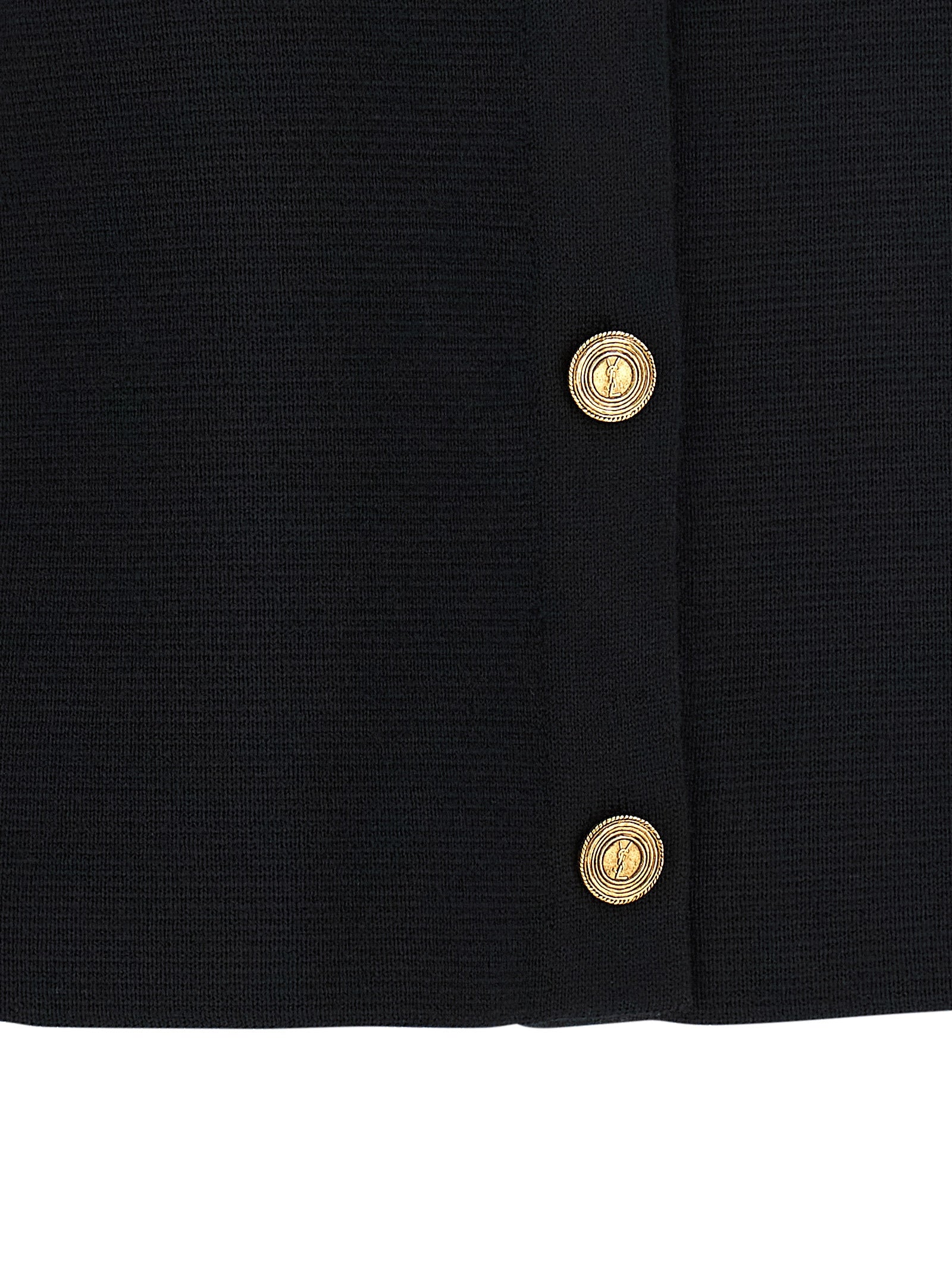 Saint Laurent 'Cassandre' Medallion Cardigan
