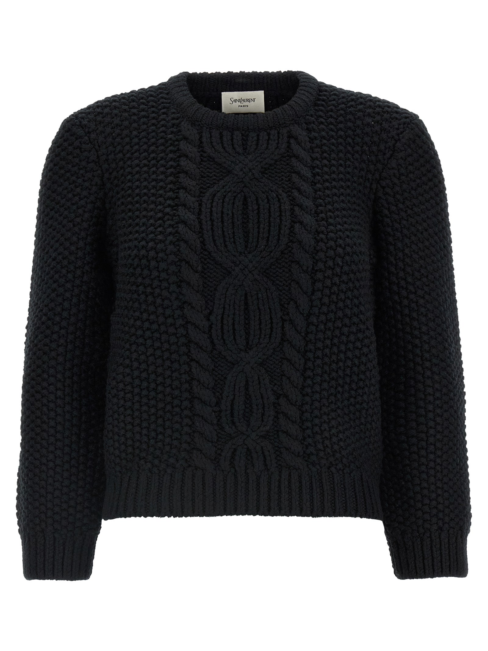 Saint Laurent Wool Sweater With Processing