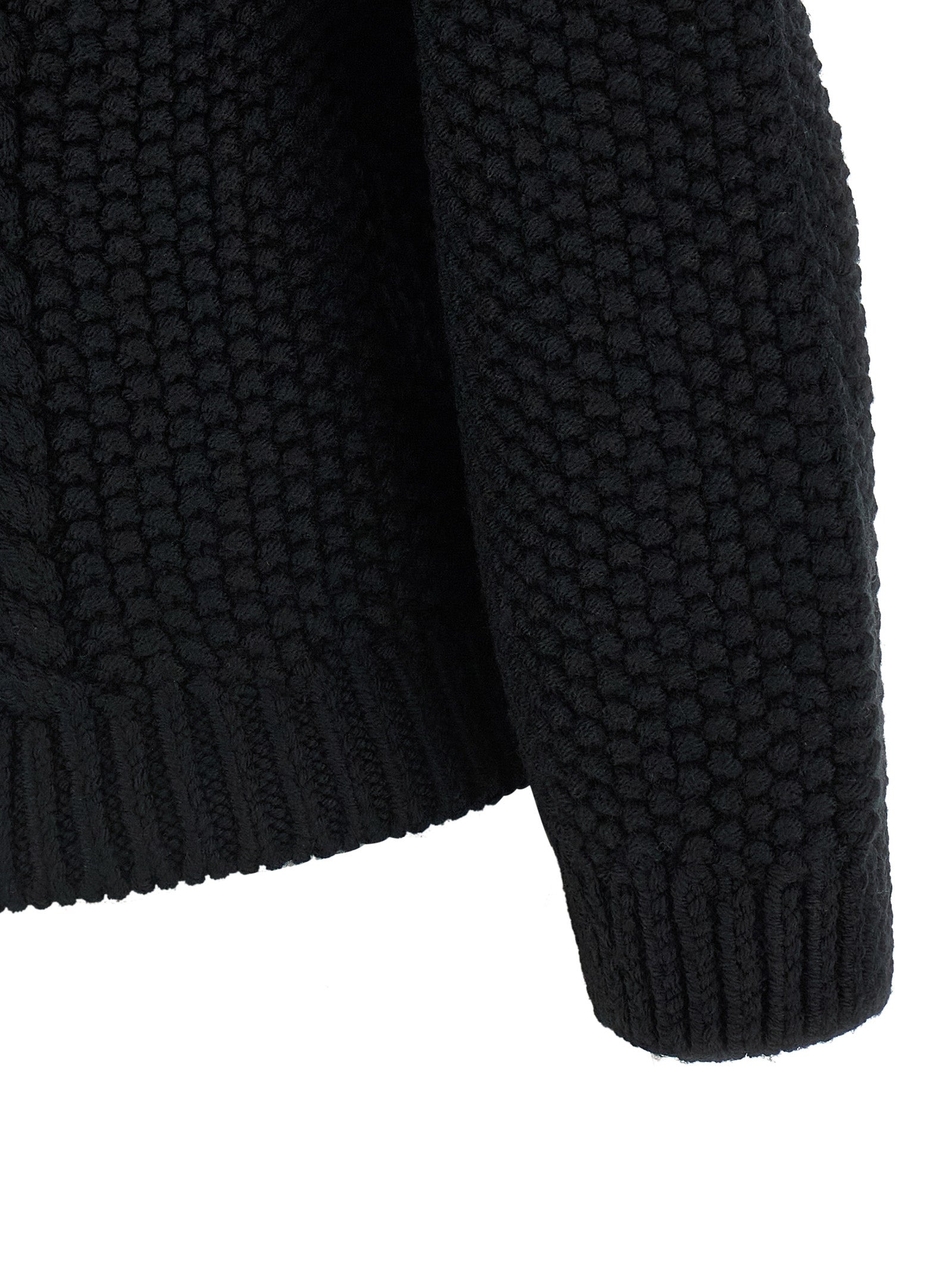 Saint Laurent Wool Sweater With Processing