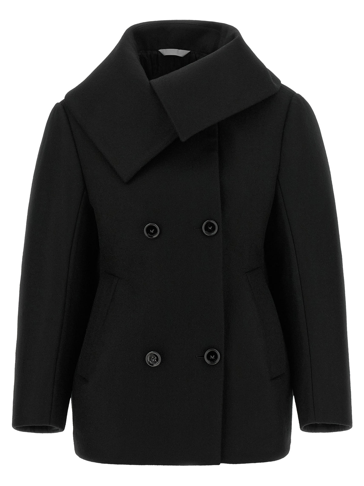 Balenciaga Asymmetrical Neck Caban