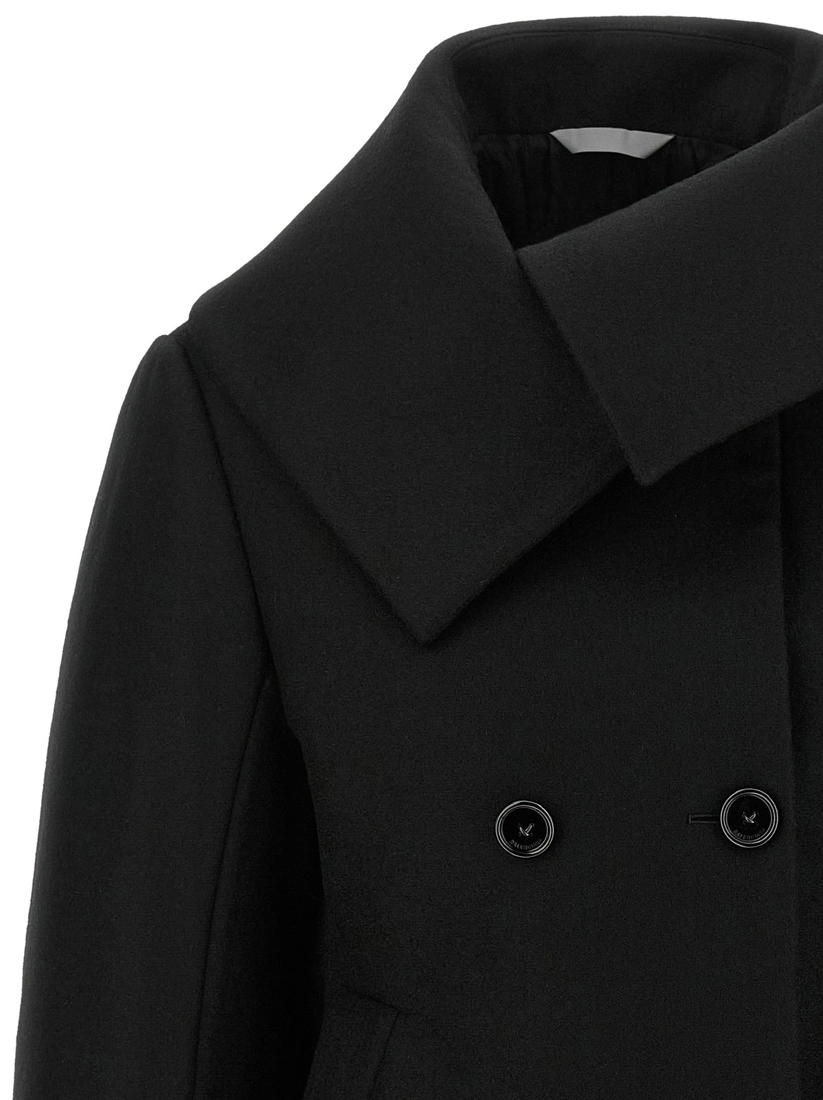 Balenciaga Asymmetrical Neck Caban