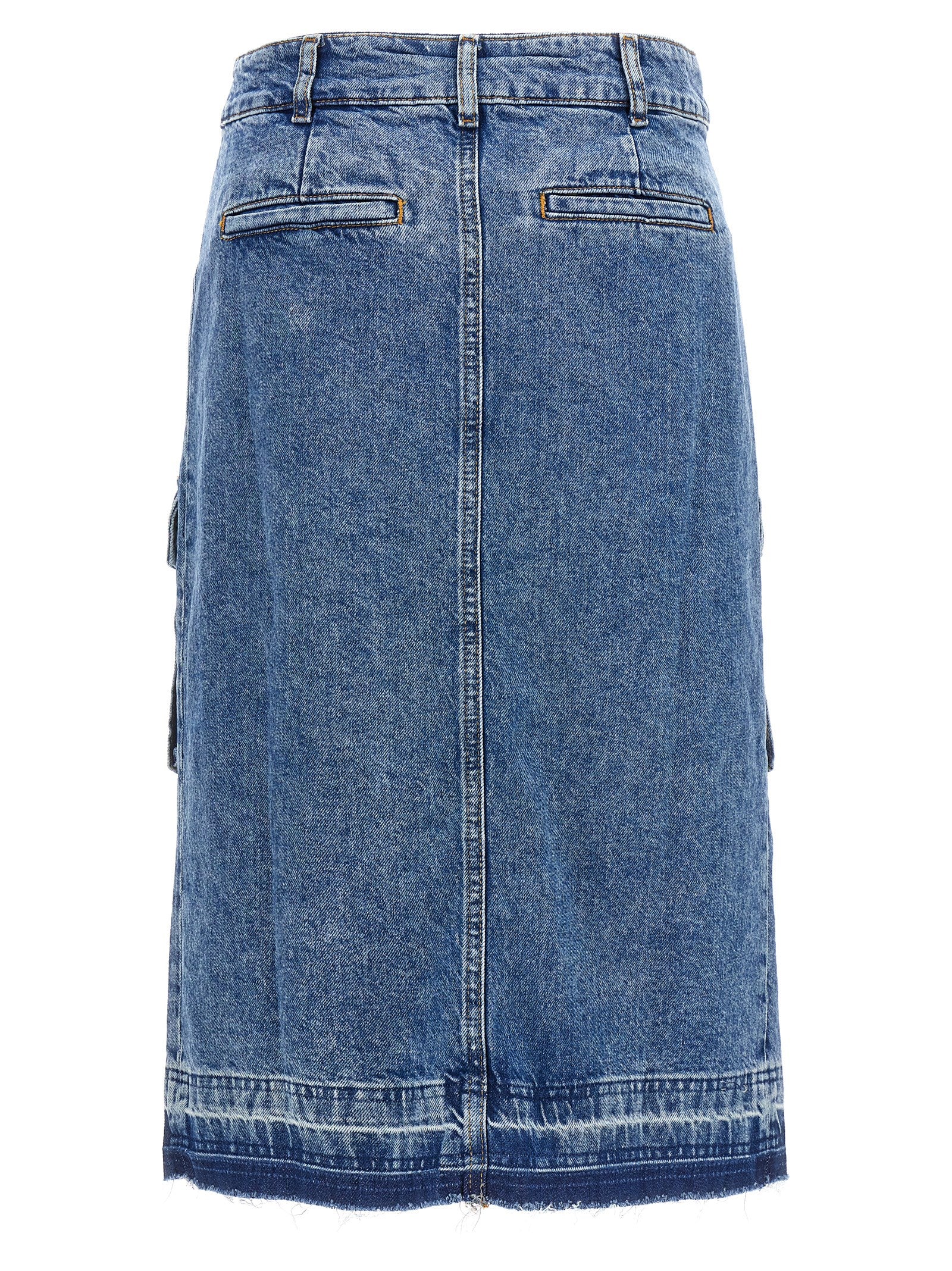 Mo5Ch1No Jeans Denim Skirt