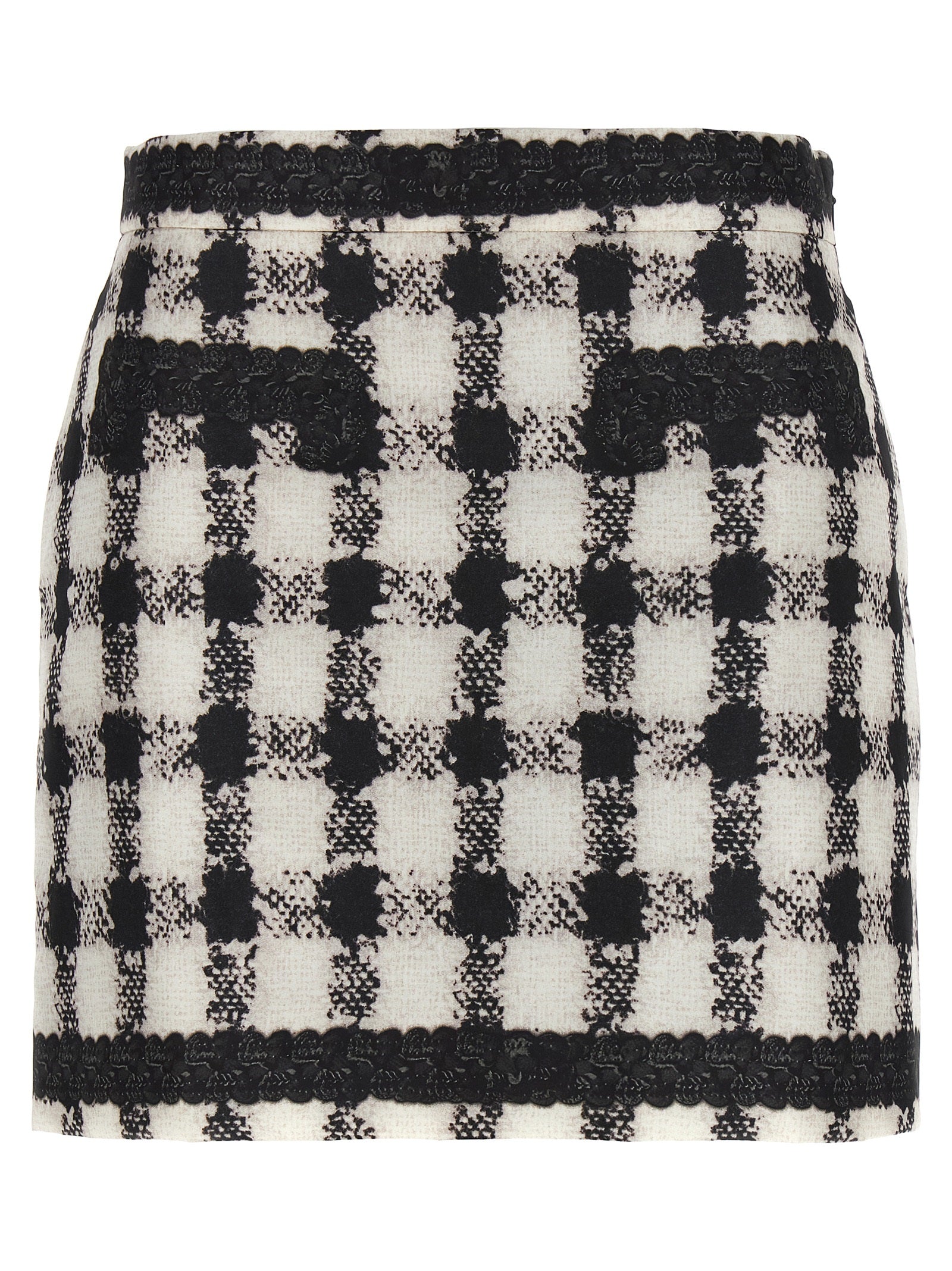 Moschino 'Texture' Print Mini Skirt