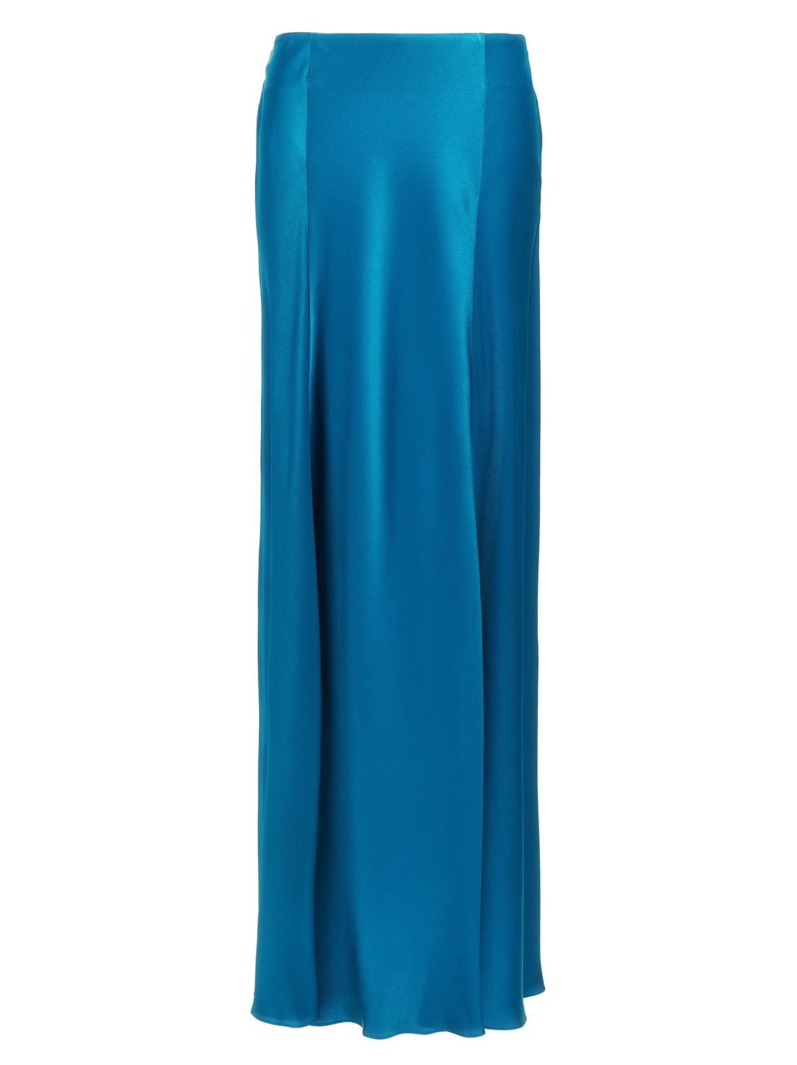 Alberta Ferretti Long Satin Skirt