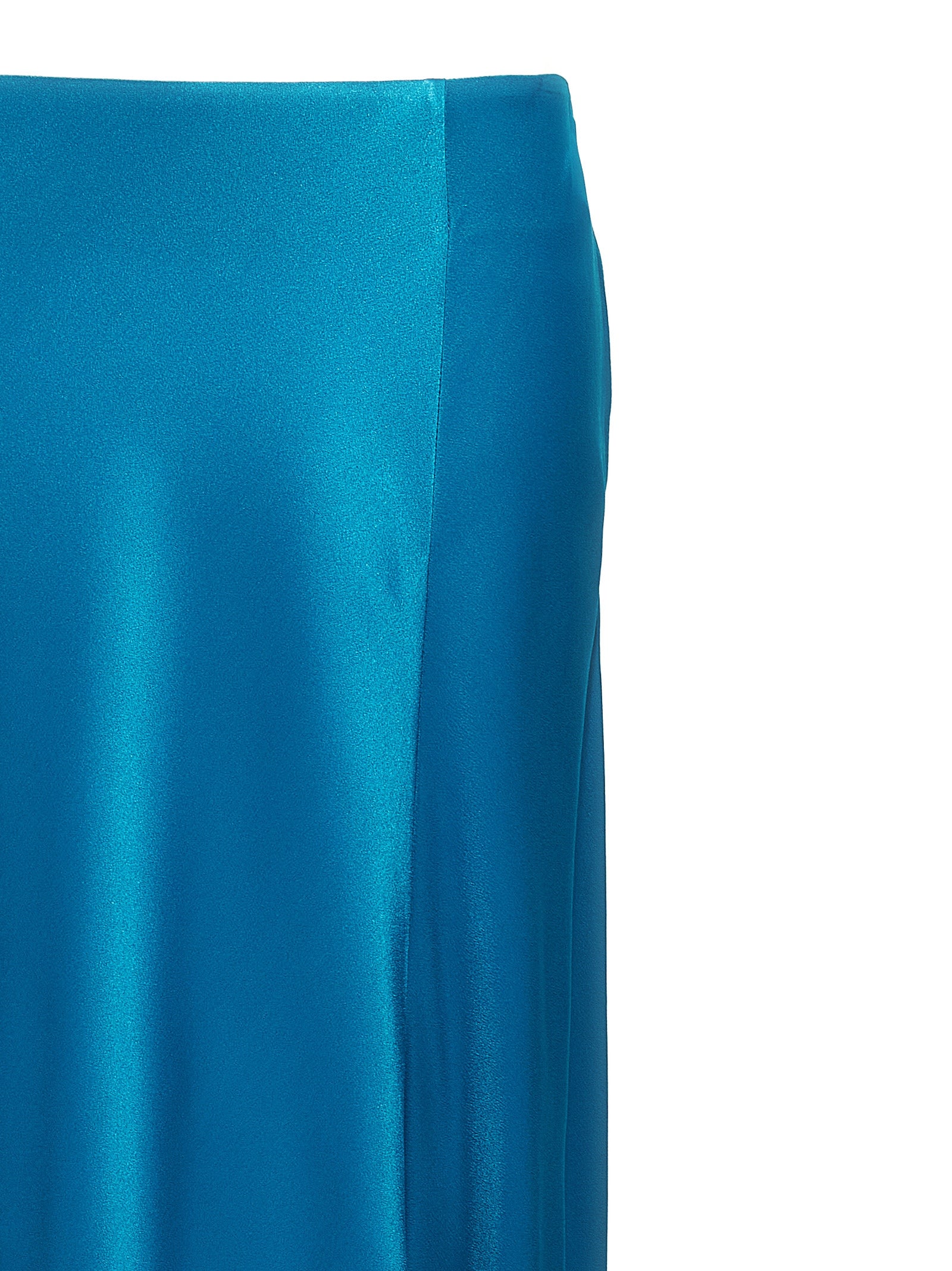 Alberta Ferretti Long Satin Skirt