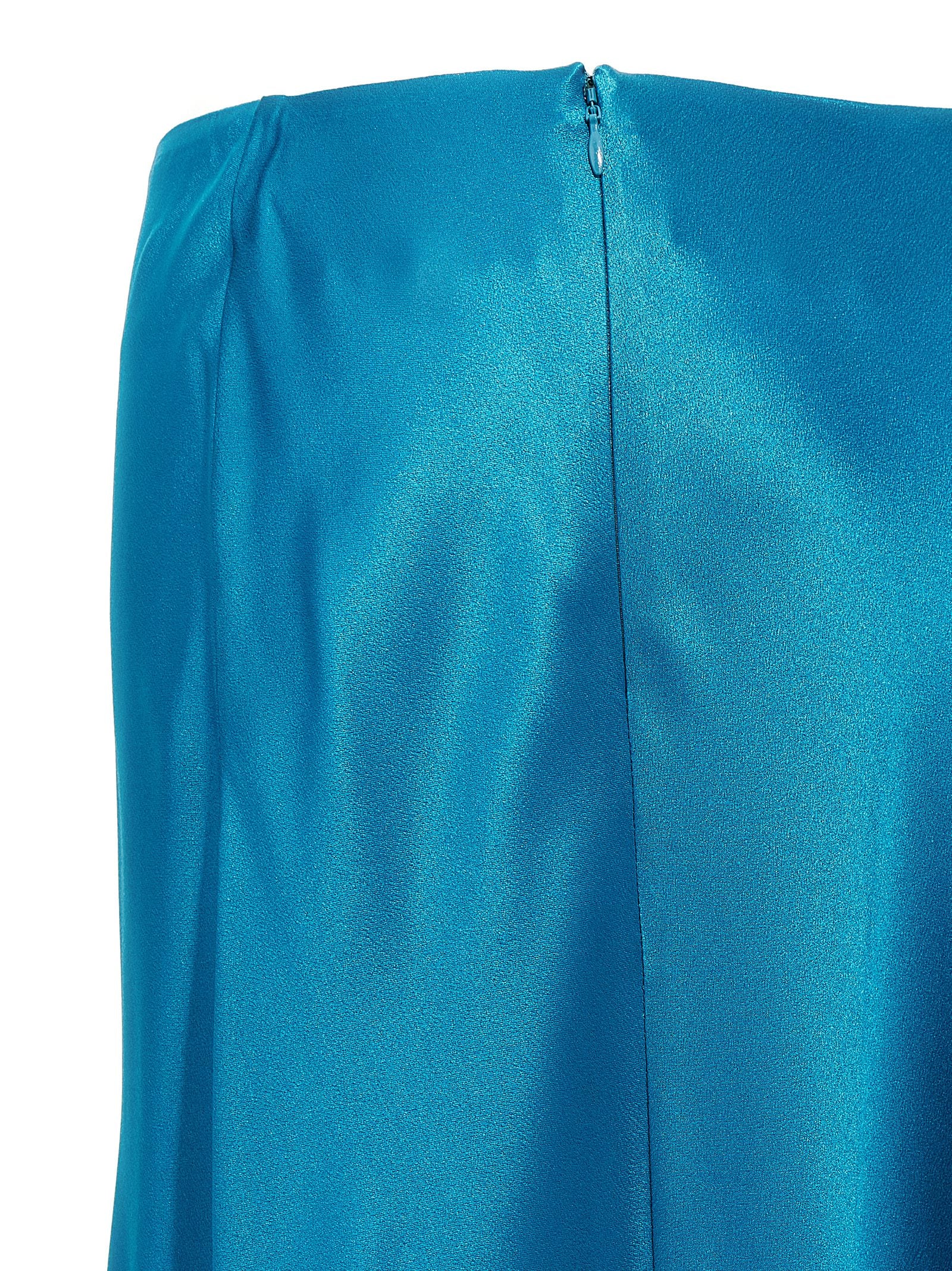 Alberta Ferretti Long Satin Skirt